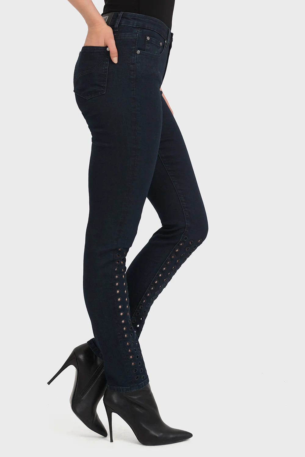 Joseph Ribkoff Indigo Pants Style 194945 - Image 4