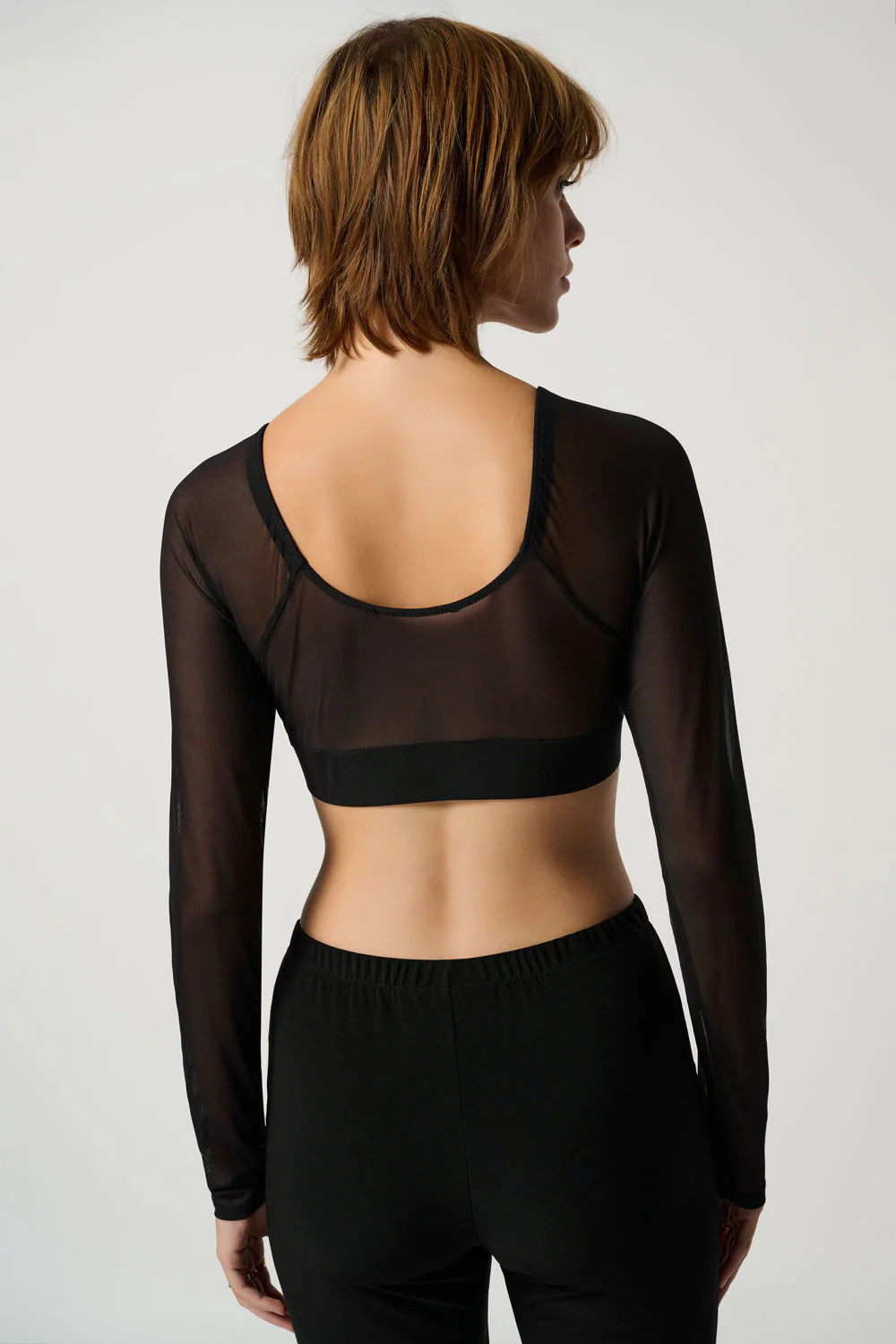Joseph Ribkoff Black Shadow Sleeves Style 233977 - Image 4