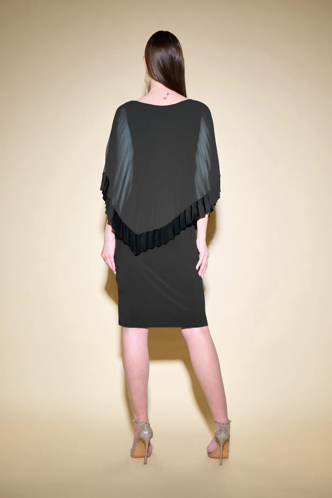 Joseph Ribkoff Black Sheath Dress Style 234705 - Image 4