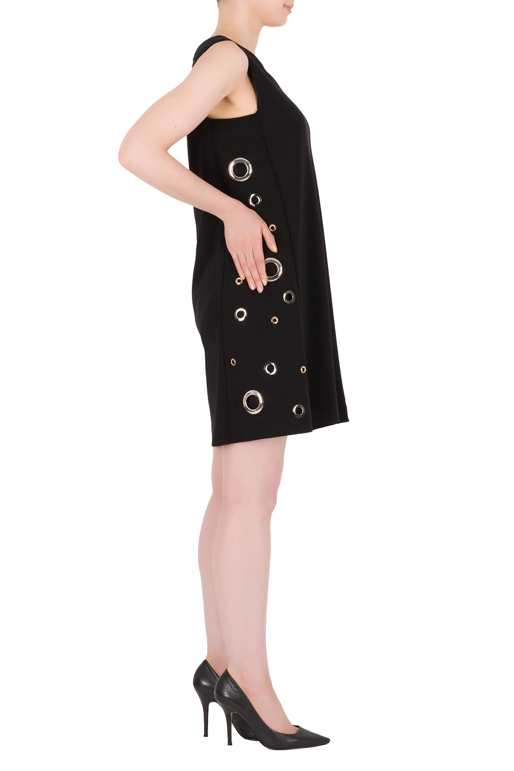 Joseph Ribkoff Black Dress Style 191060 - Image 3