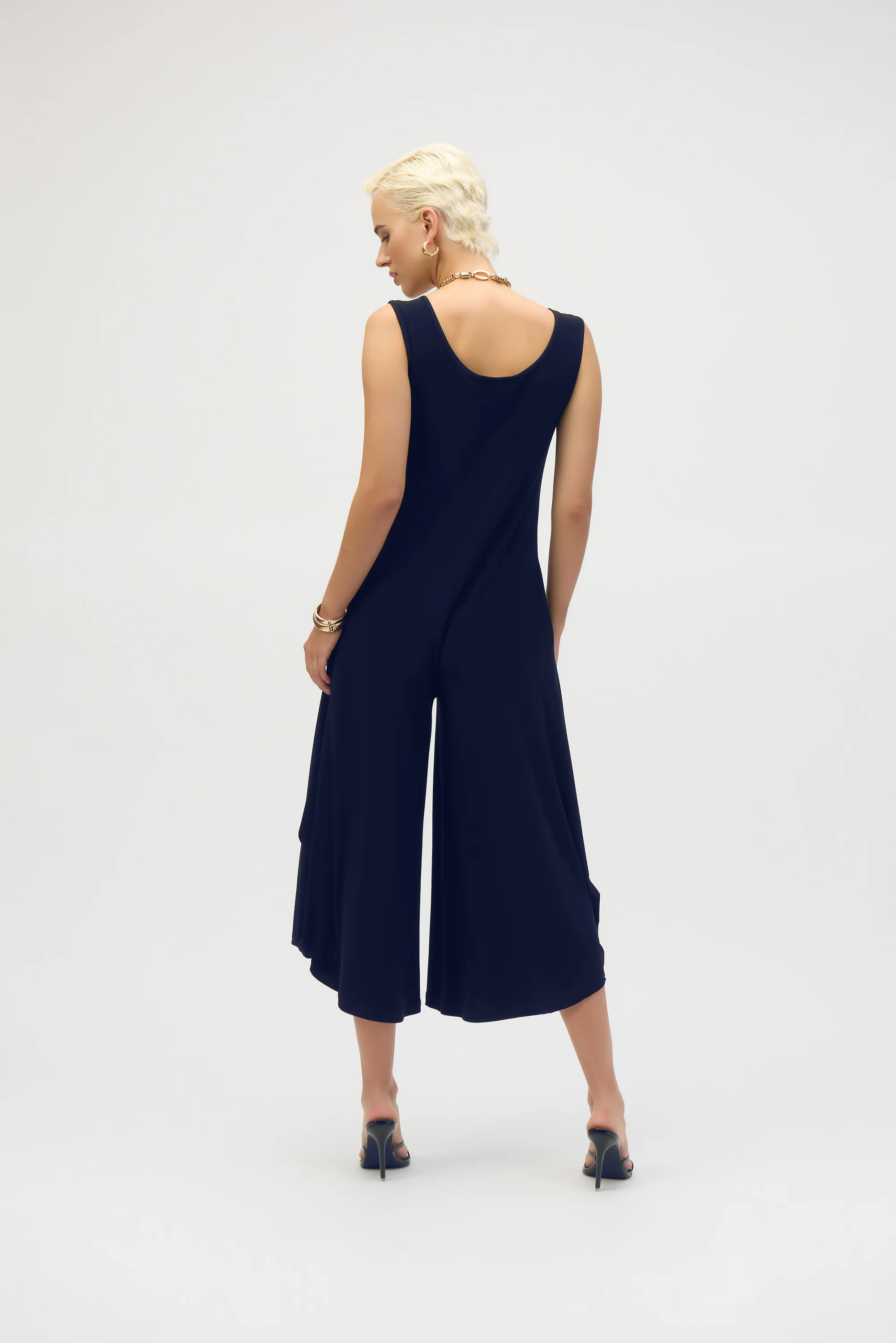 Joseph Ribkoff Wide Leg Sleeveless Jumpsuit Style 252056 - Image 7