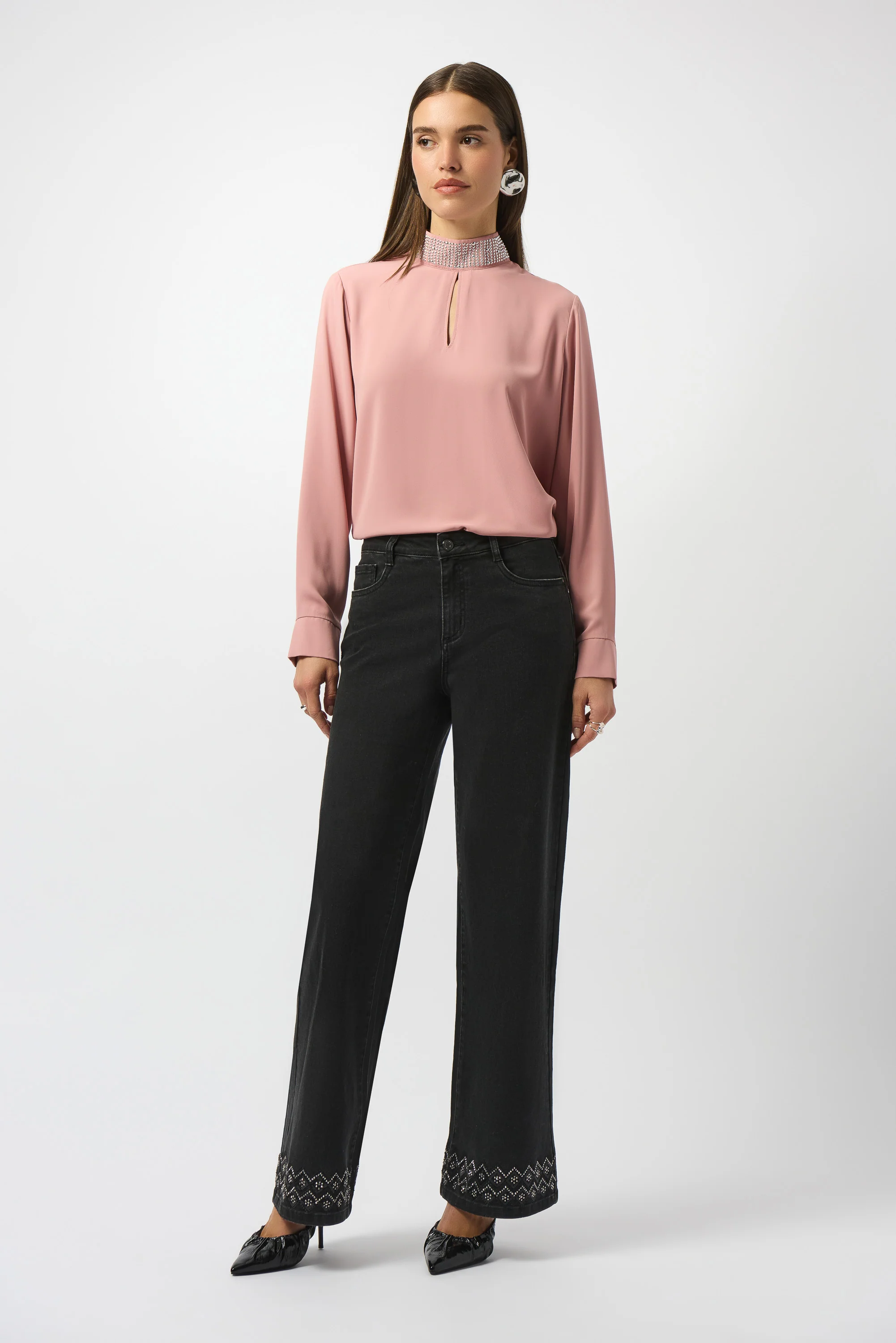 Joseph Ribkoff Soft Twill Straight Top Style 253216 - Image 4