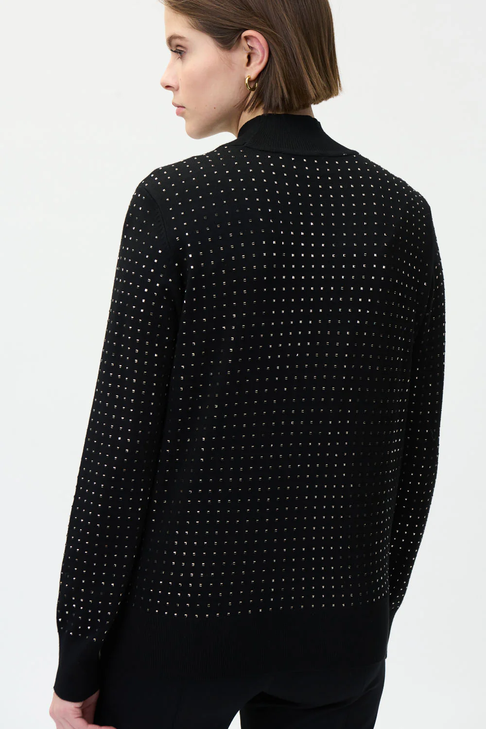 Joseph Ribkoff Black Sweater Style 224945 - Image 4