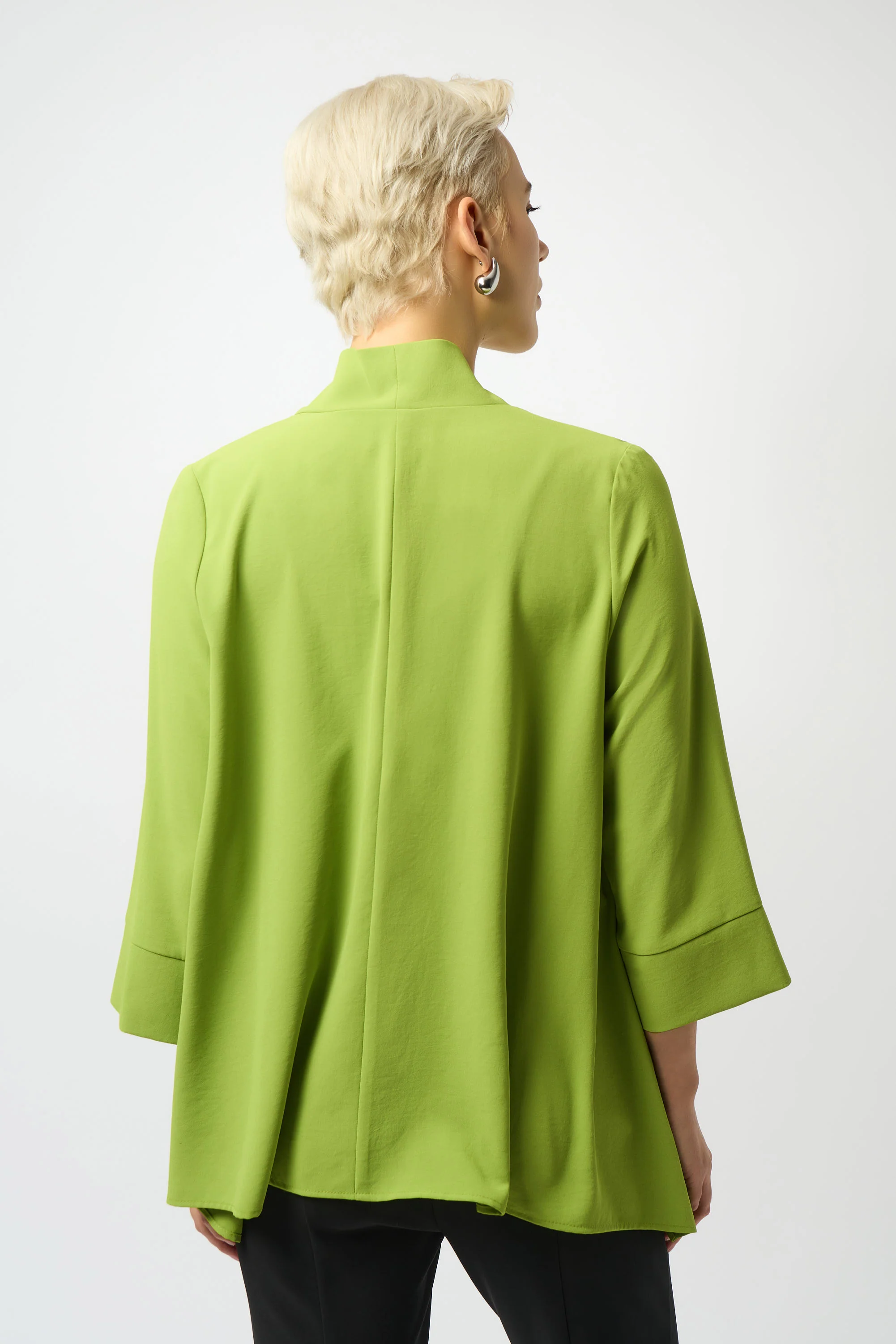 Joseph Ribkoff Textured Woven Trapeze Jacket Style 251101 - Image 8