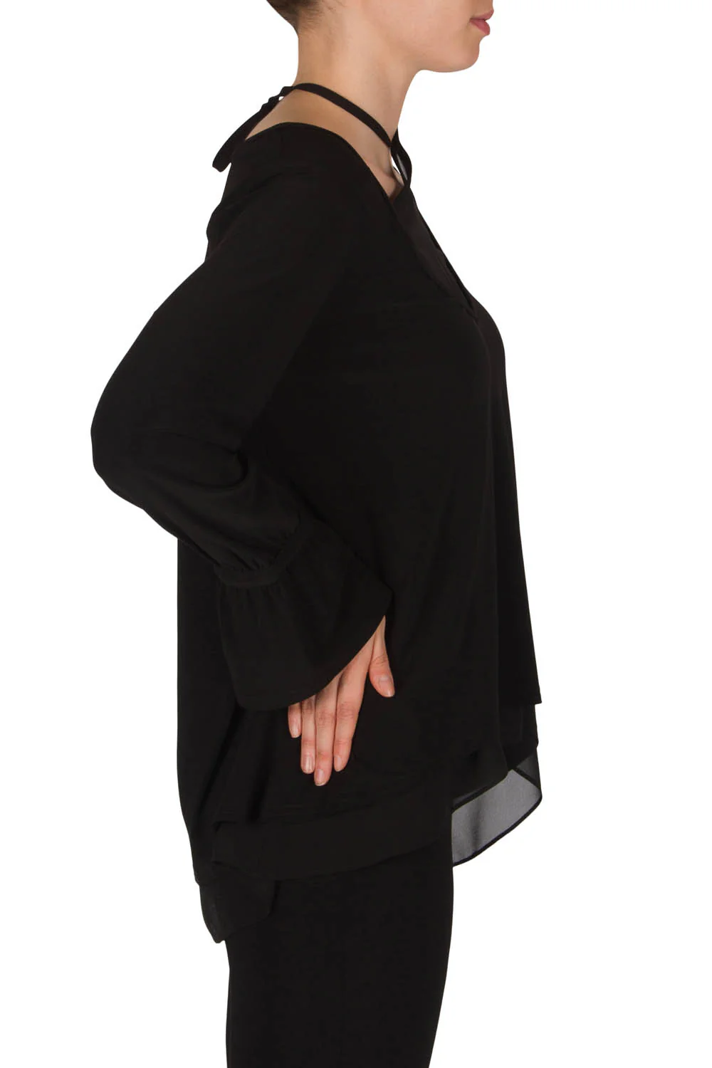 Joseph Ribkoff Black Top Style 182149 - Image 2