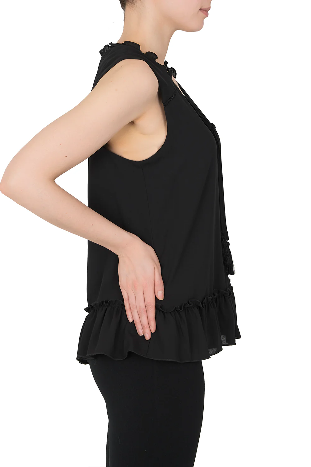 Joseph Ribkoff Black Top Style 182292 - Image 2