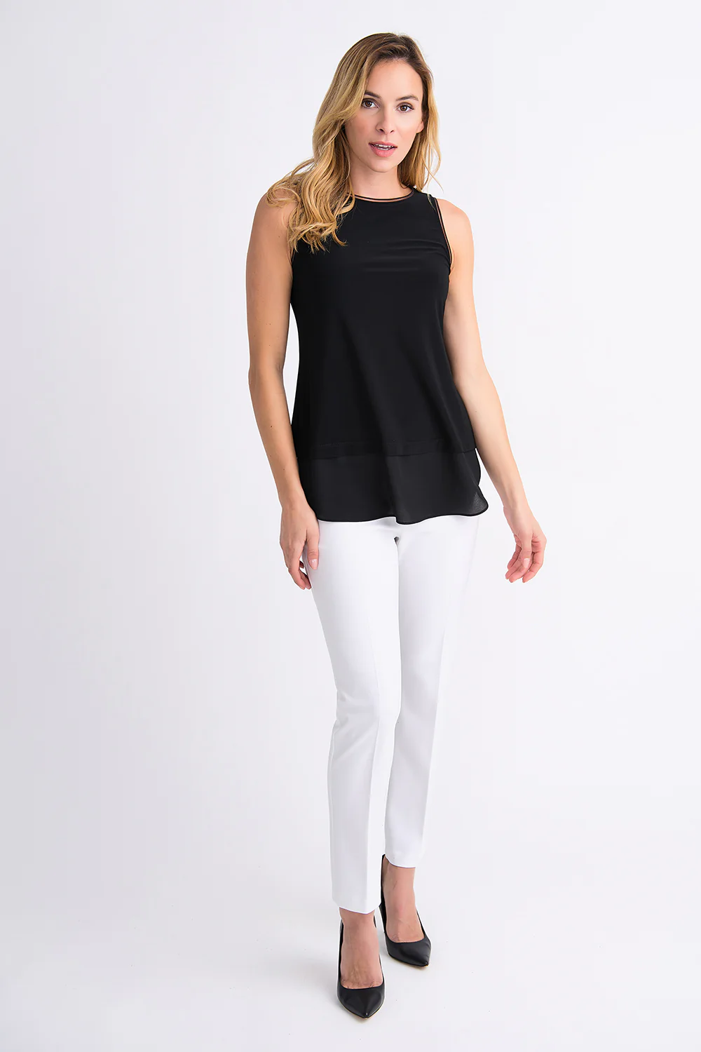 Joseph Ribkoff Black Top Style 183126 - Image 4