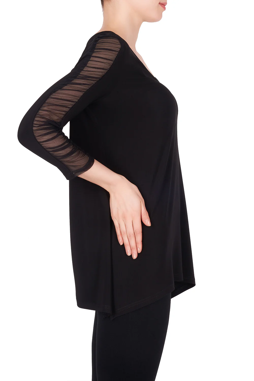 Joseph Ribkoff Black Top Style 191304 - Image 3