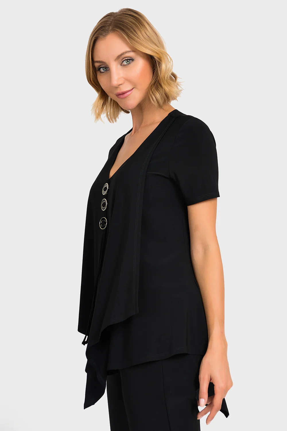 Joseph Ribkoff Black Top Style 193131 - Image 4