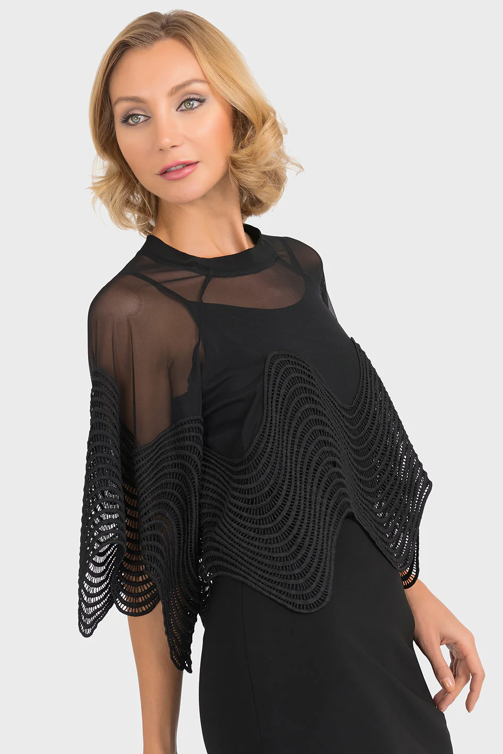 Joseph Ribkoff Black Top Style 193292 - Image 4
