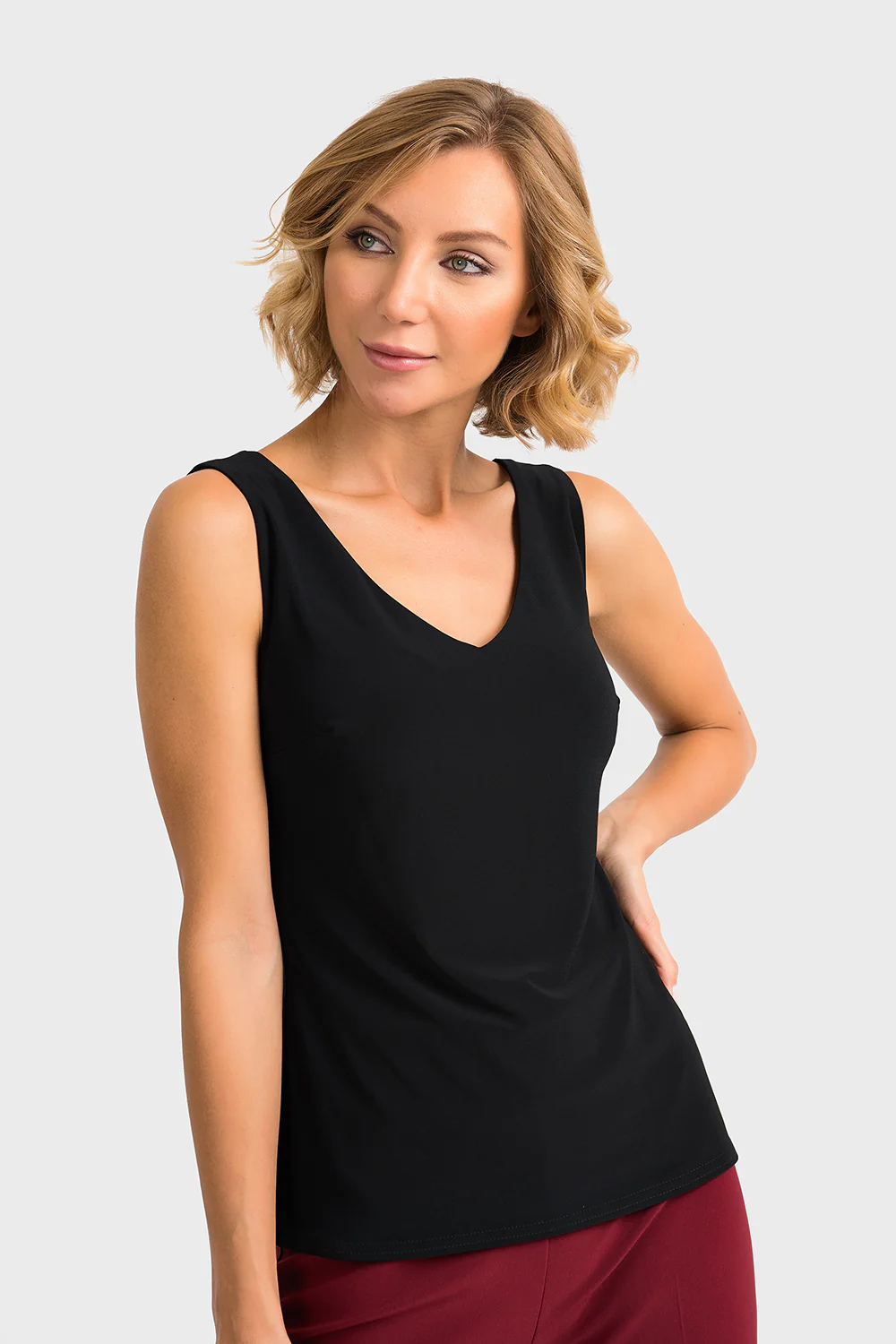 Joseph Ribkoff Black Cami Style 201546 - Image 2