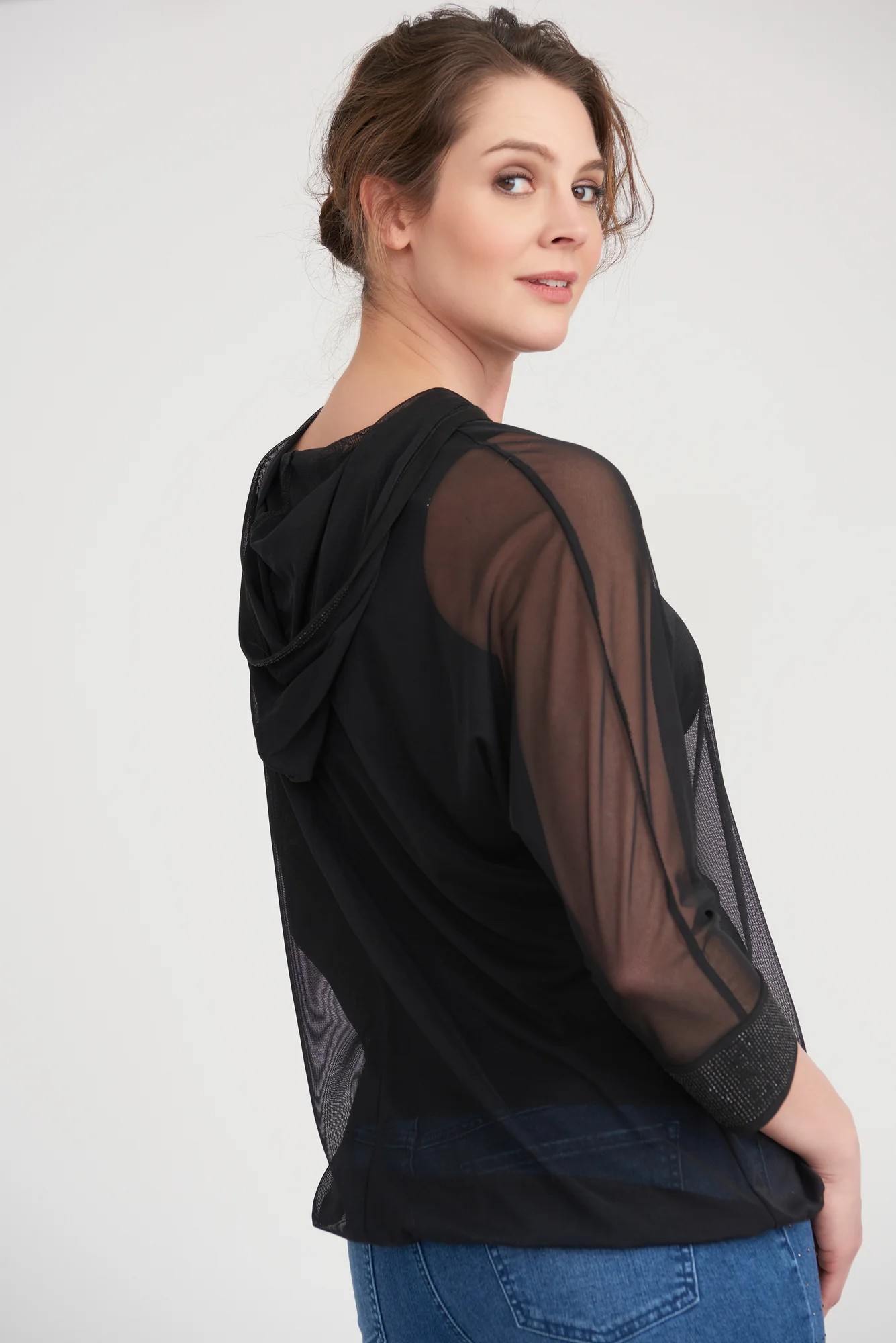 Joseph Ribkoff Black Top Style 203258 - Image 3