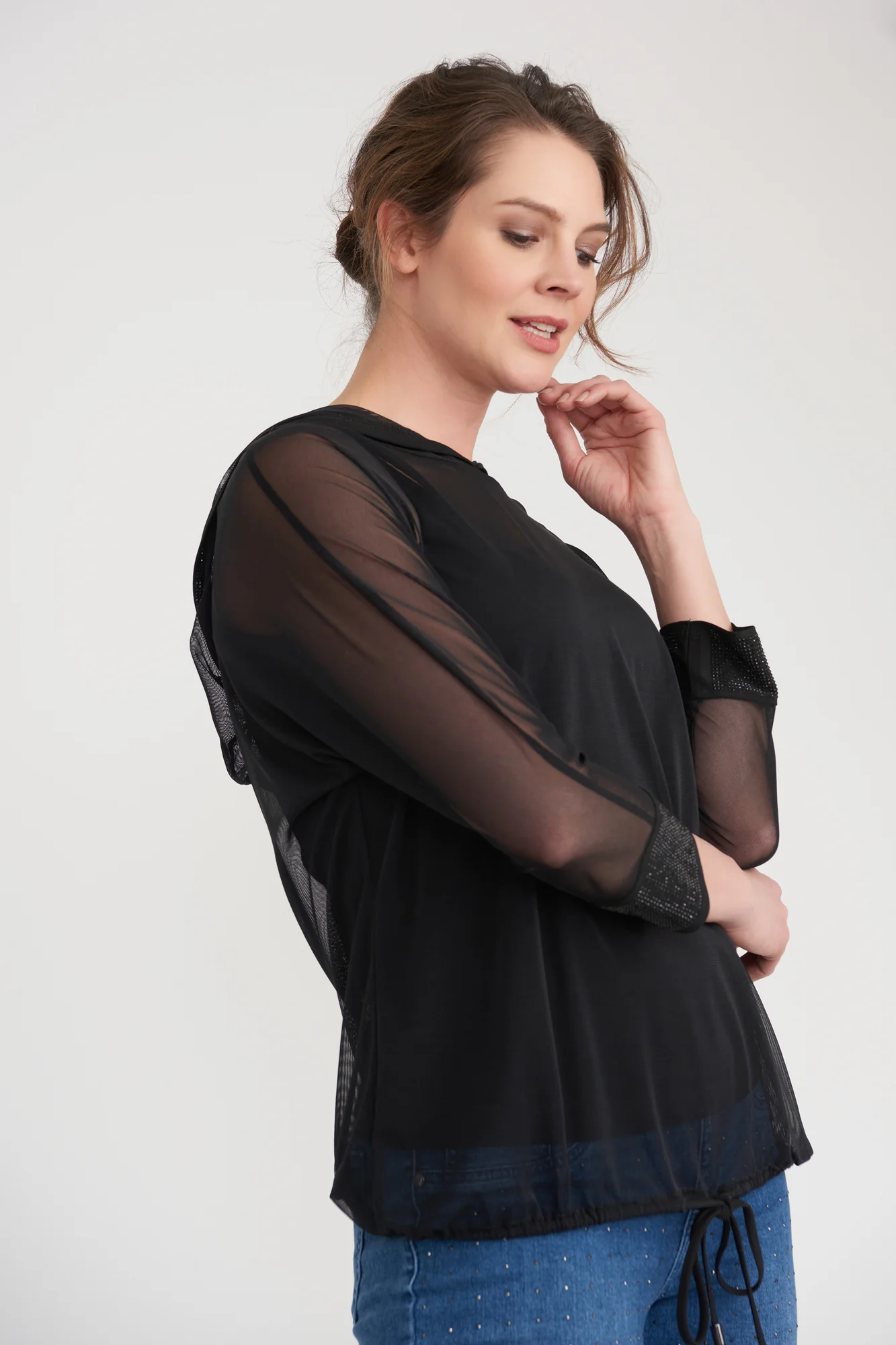 Joseph Ribkoff Black Top Style 203258 - Image 4
