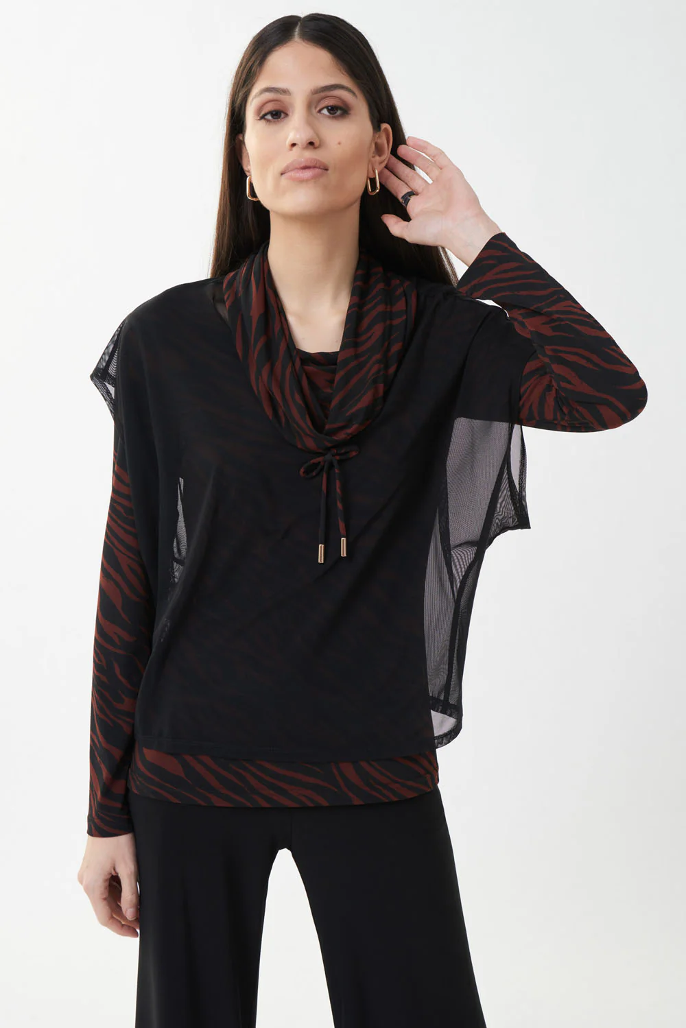 Joseph Ribkoff Black Top Style 223167 - Image 3