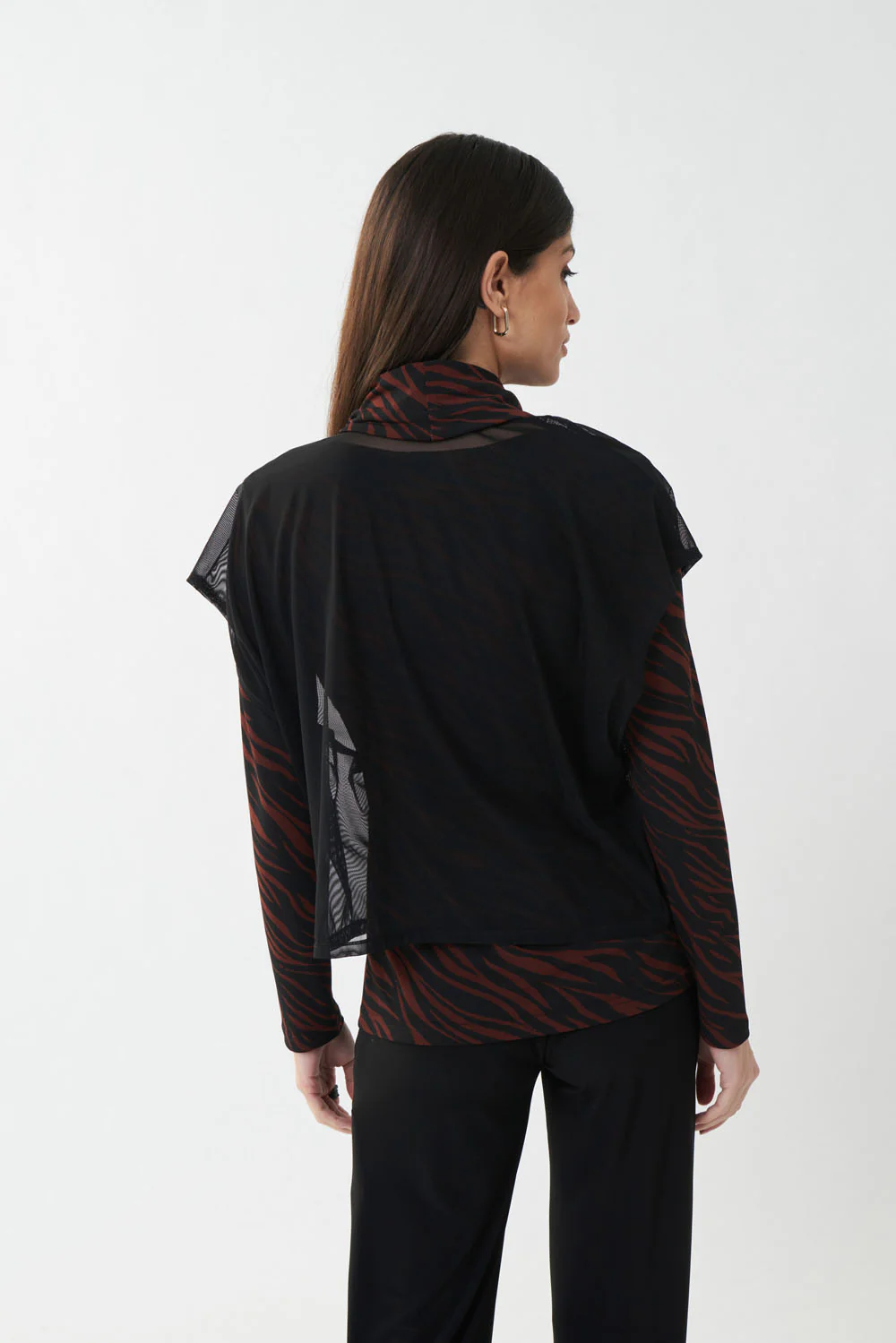 Joseph Ribkoff Black Top Style 223167 - Image 4