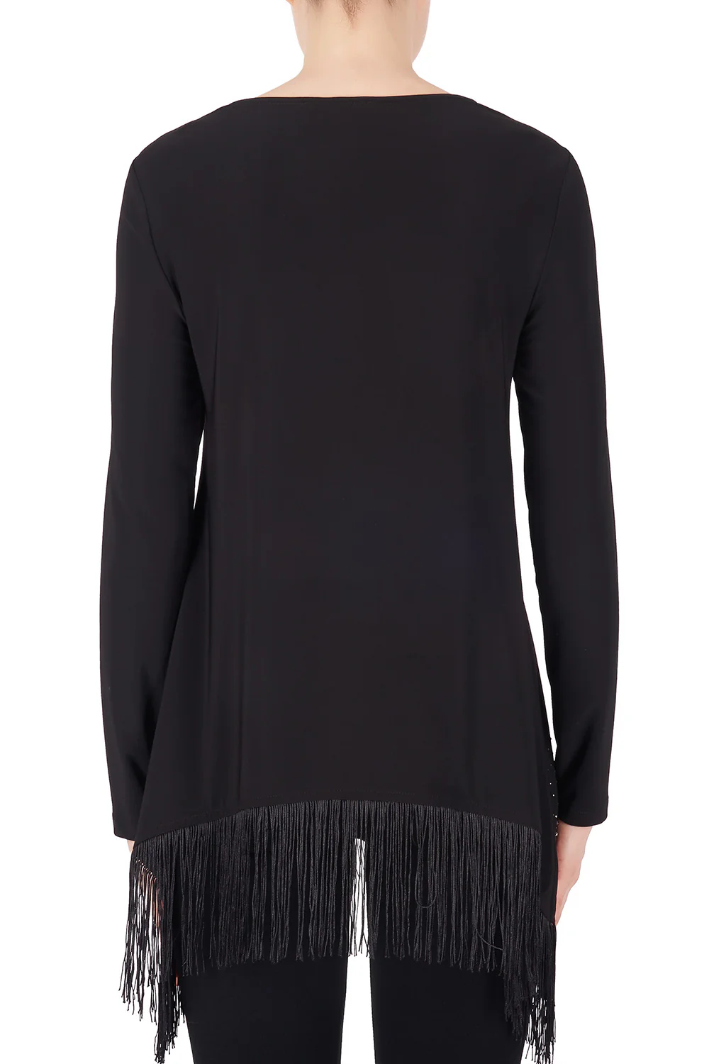 Joseph Ribkoff Black Tunic Style 184074 - Image 2