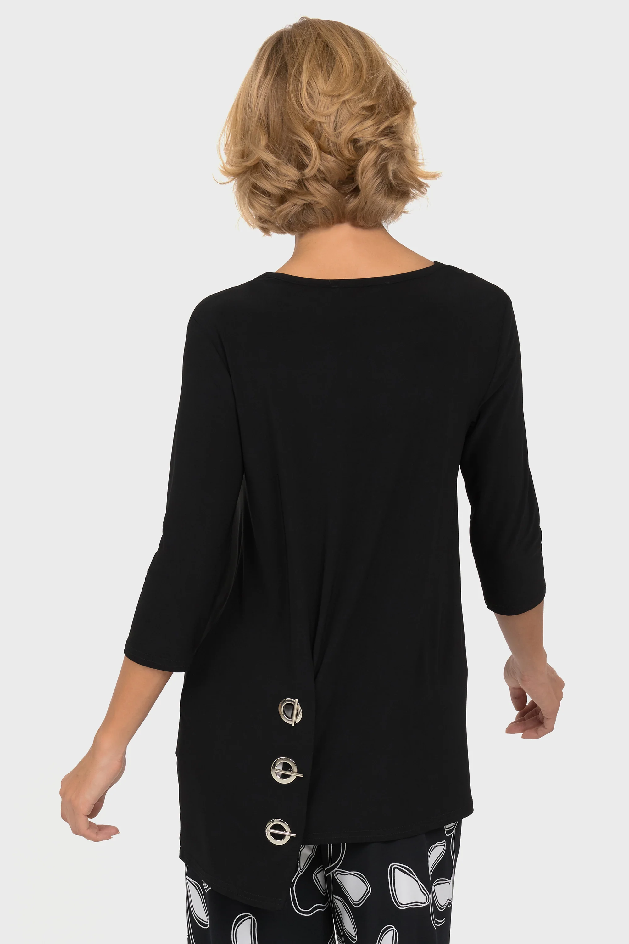 Joseph Ribkoff Black Top Style 191080 - Image 2