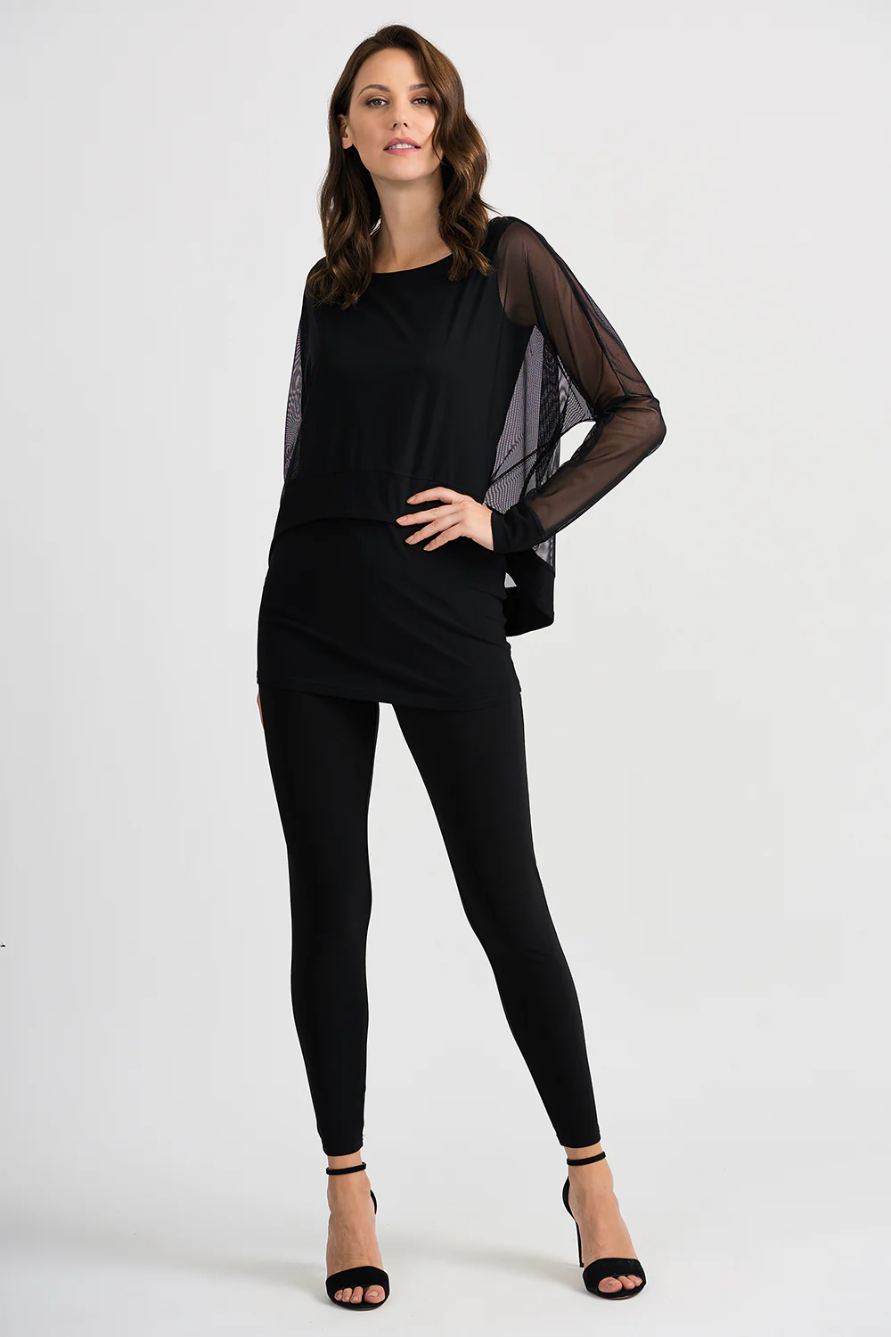 Joseph Ribkoff Black Tunic Style 201429 - Image 2