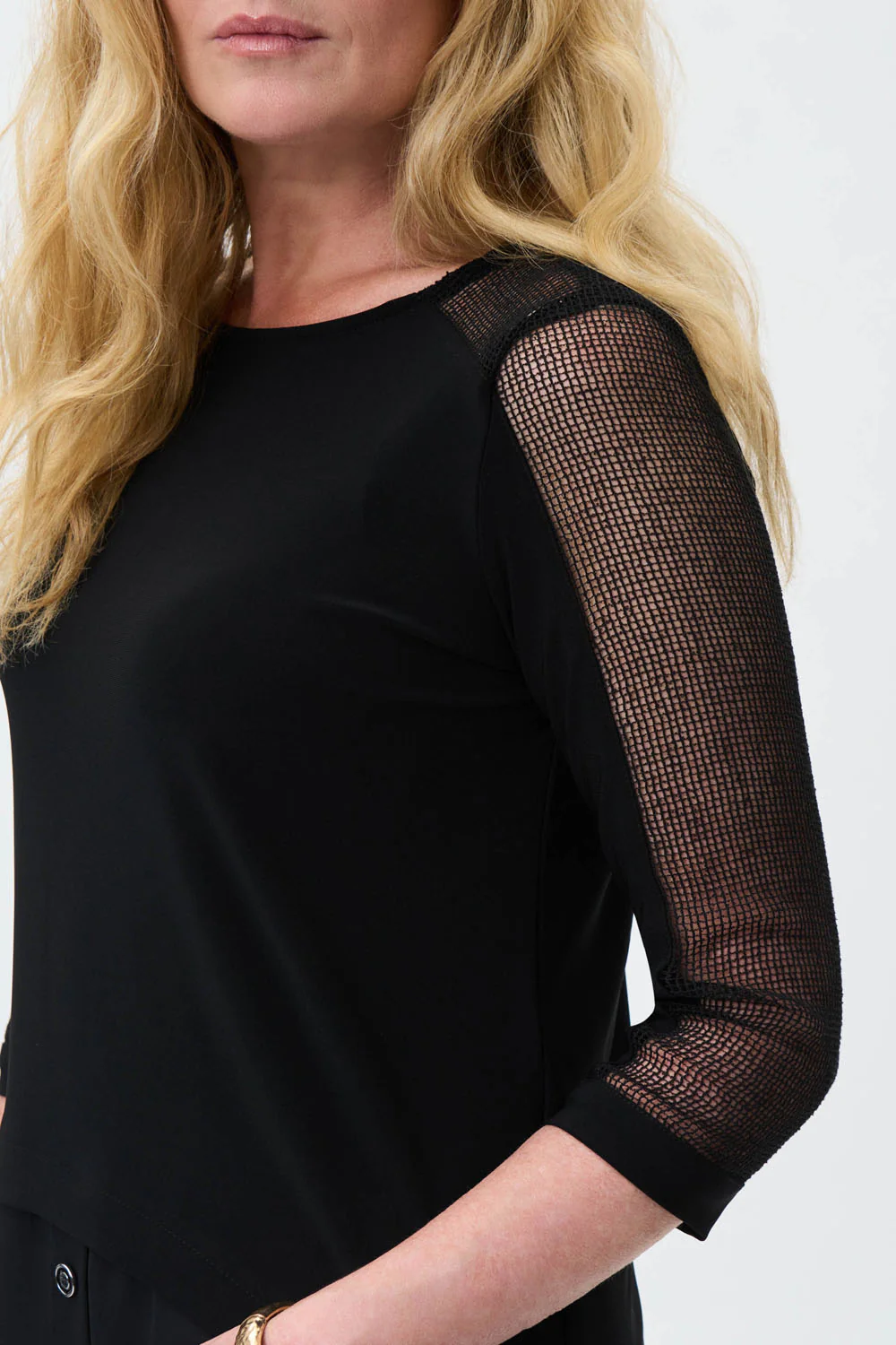 Joseph Ribkoff Black Tunic Style 231057 - Image 2