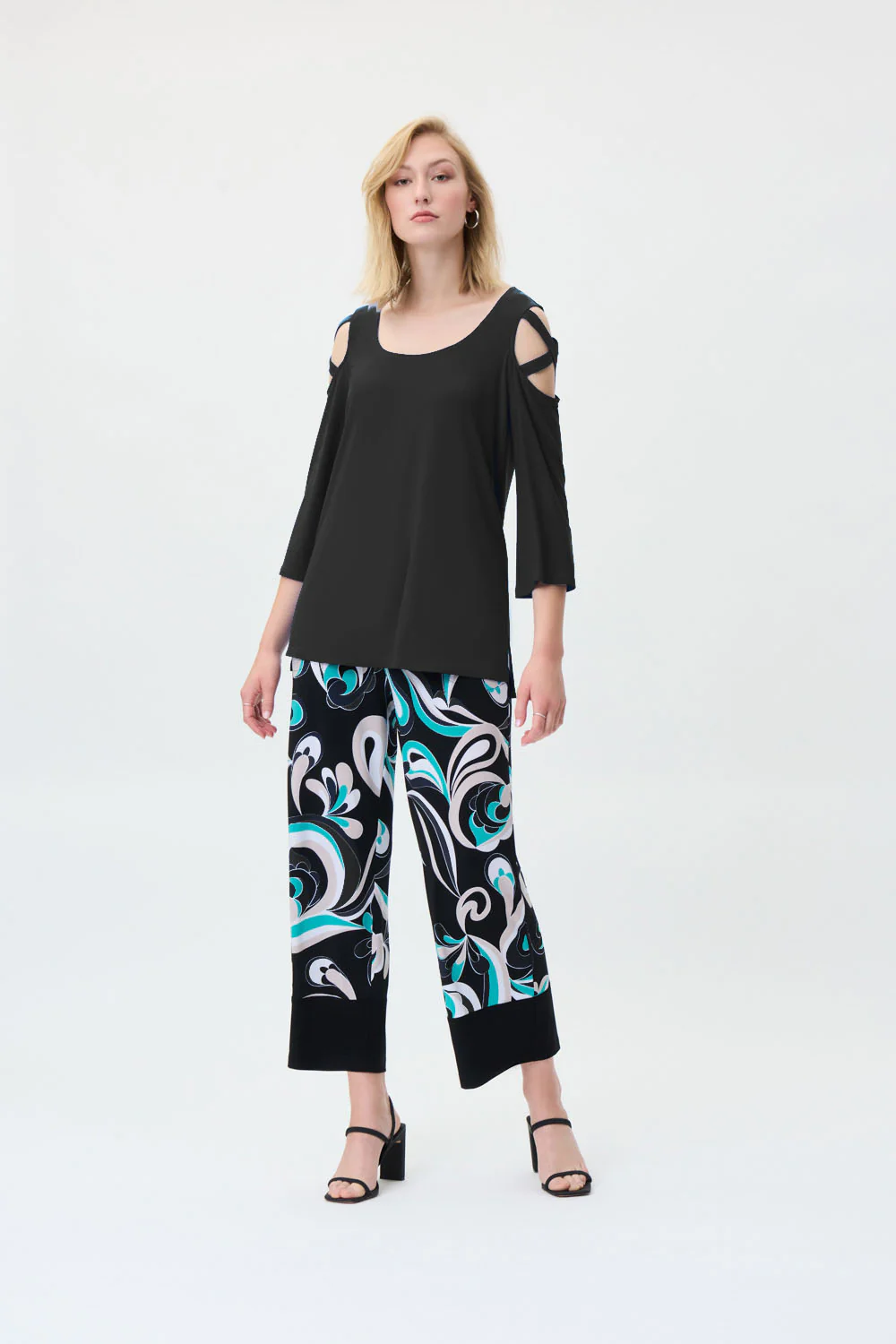 Joseph Ribkoff Black Tunic Style 231216 - Image 4