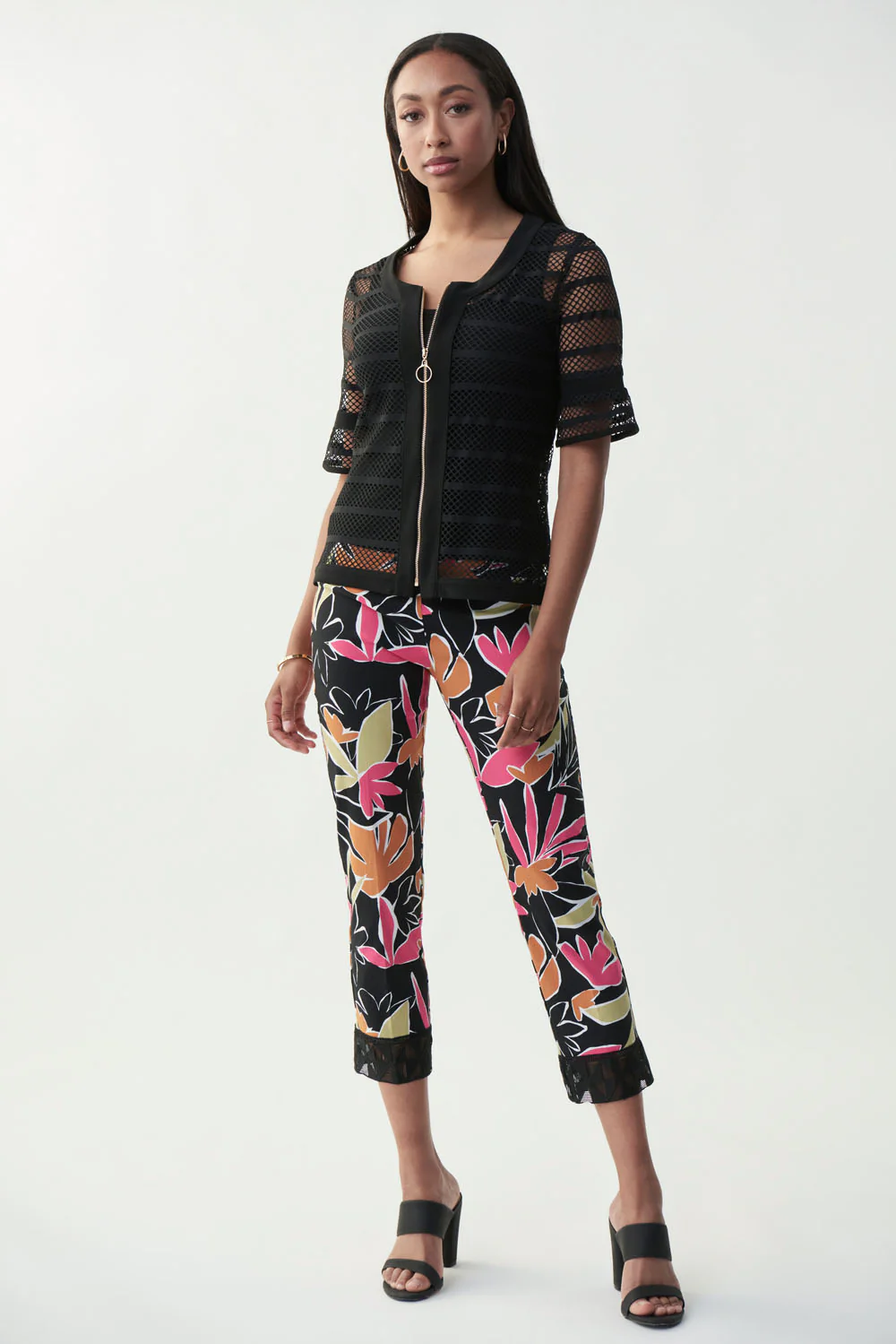Joseph Ribkoff Black Two Piece Top Style 221198 - Image 2