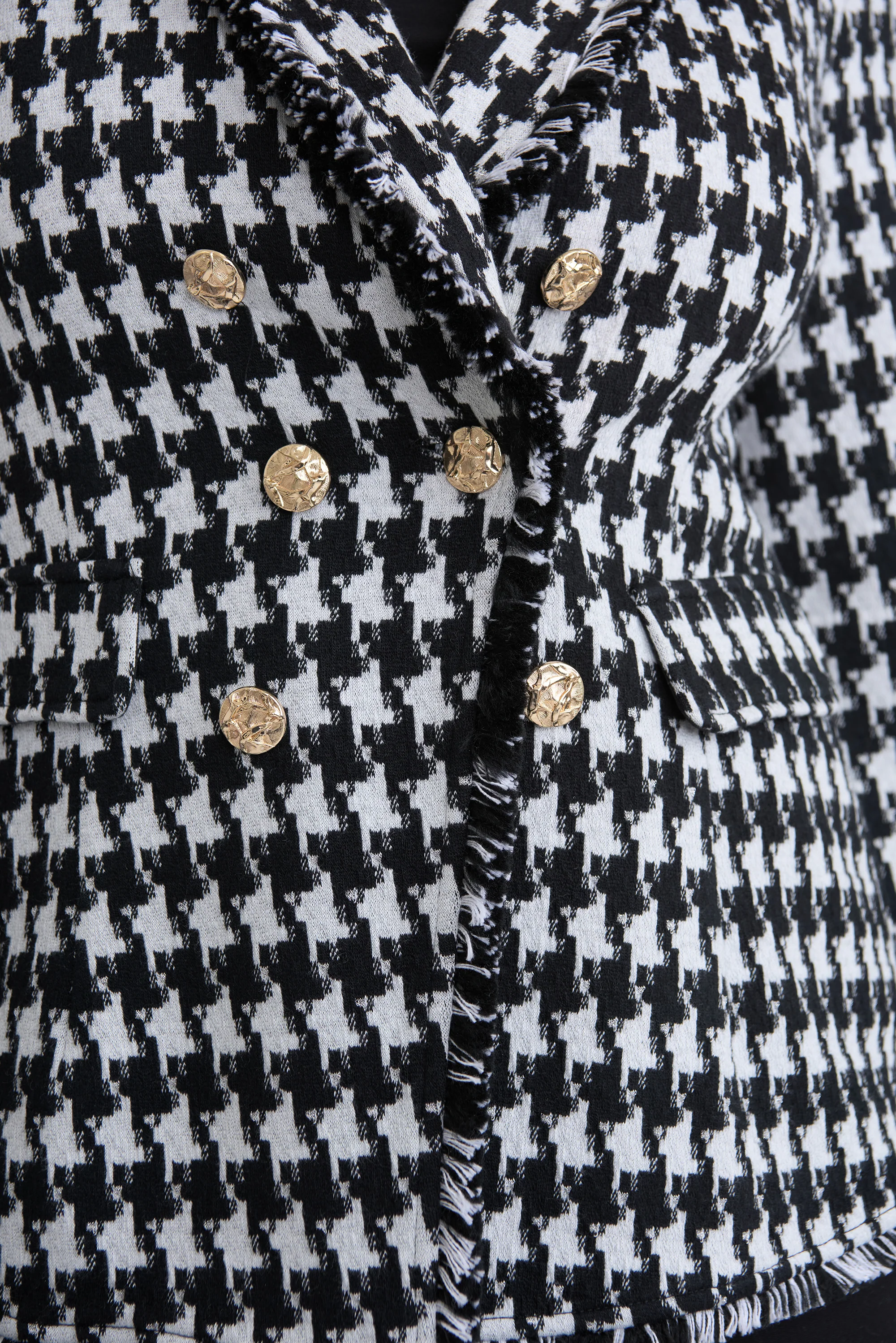 Joseph Ribkoff Black/White Blazer Style 204401 - Image 3