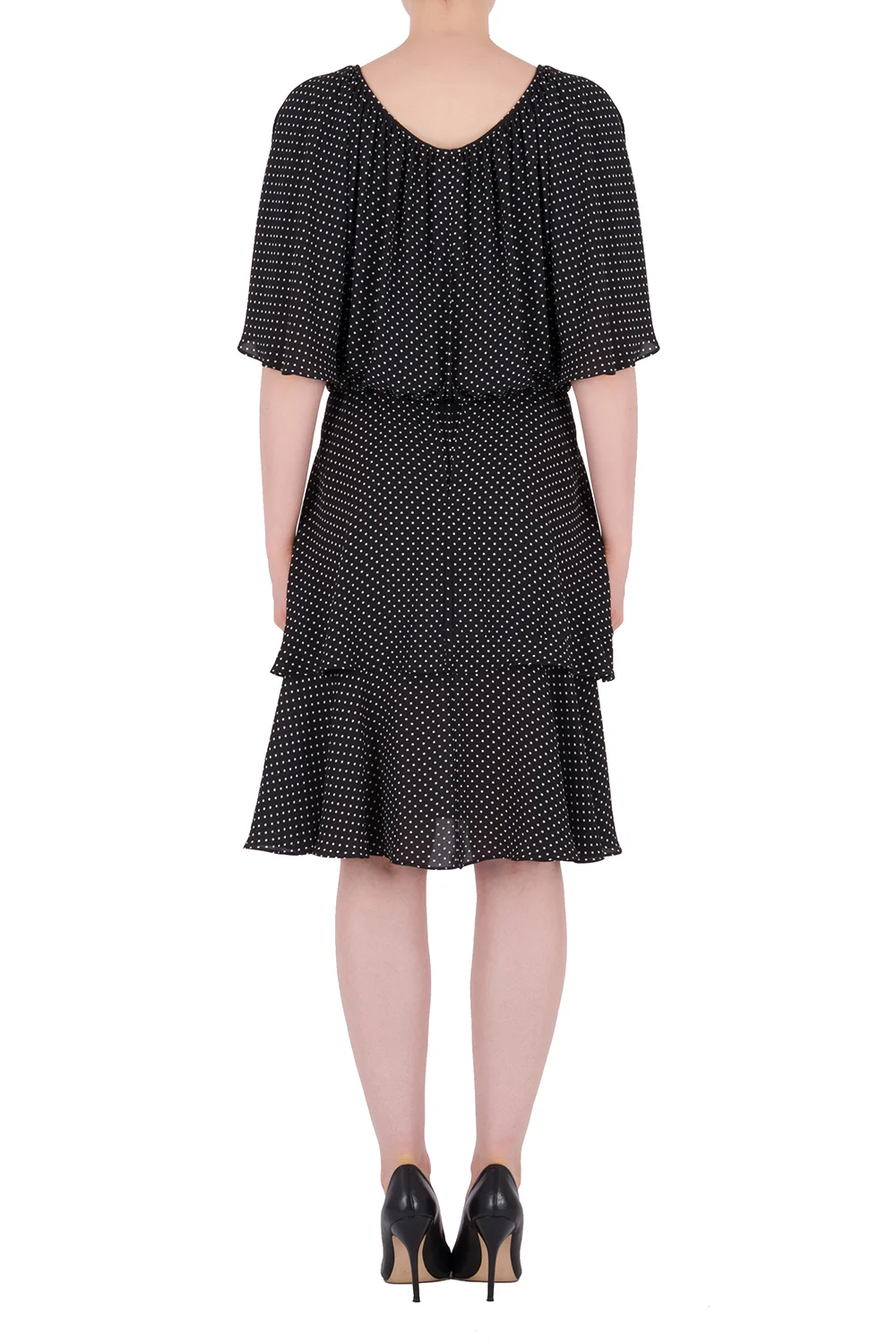 Joseph Ribkoff Black/White Dress Style 191609 - Image 2