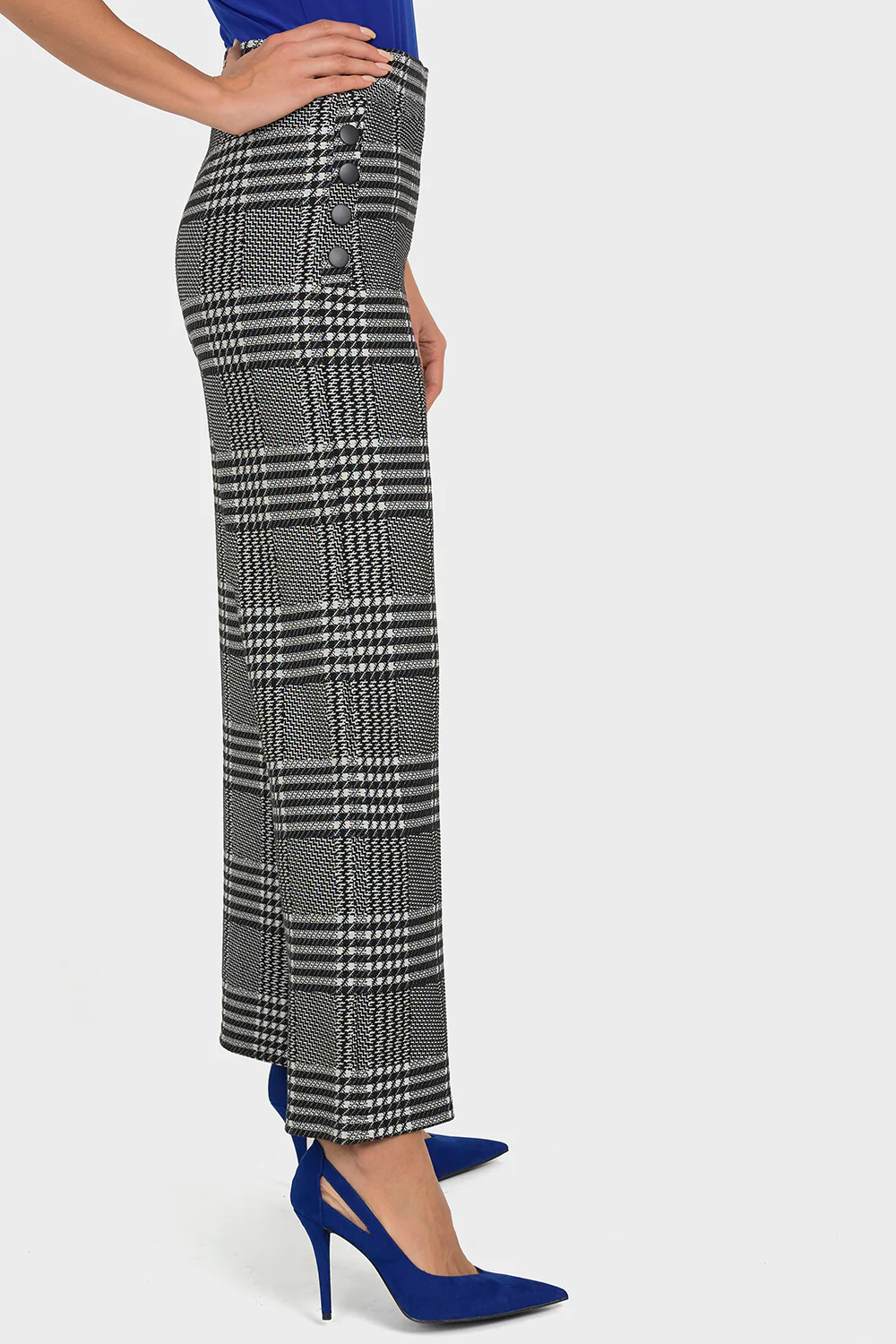Joseph Ribkoff Black/White Pants Style 193817 - Image 2