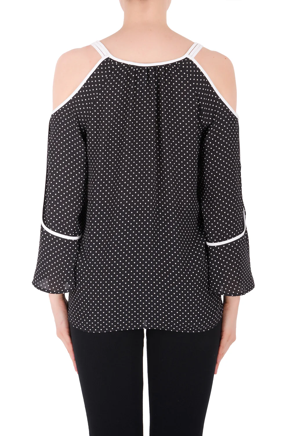 Joseph Ribkoff Black/White Top Style 191611 - Image 2