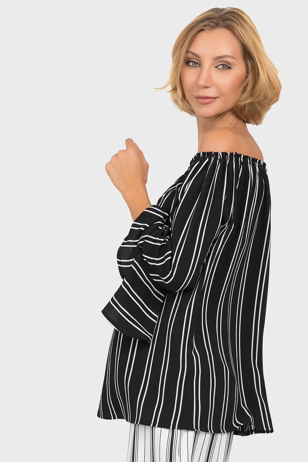 Joseph Ribkoff Black/White Top Style 192900 - Image 3