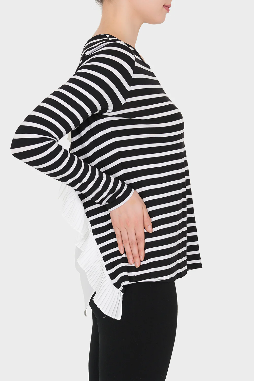 Joseph Ribkoff  Black/White Top Style 192924 - Image 3