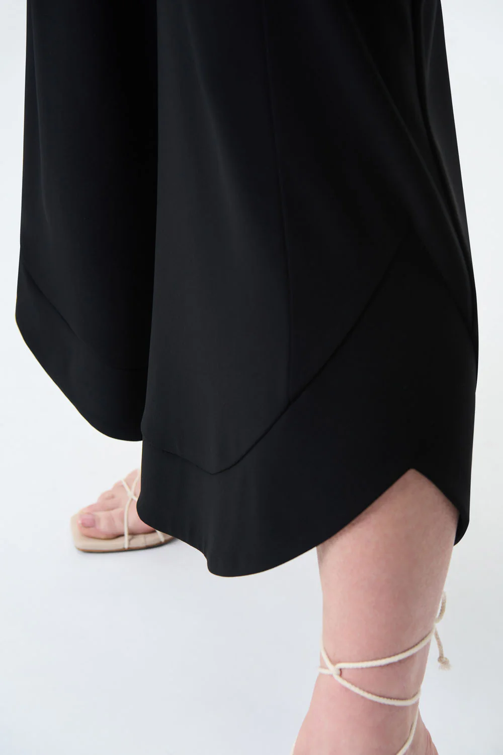 Joseph Ribkoff Black Wide Leg Pants Style 231059 - Image 2