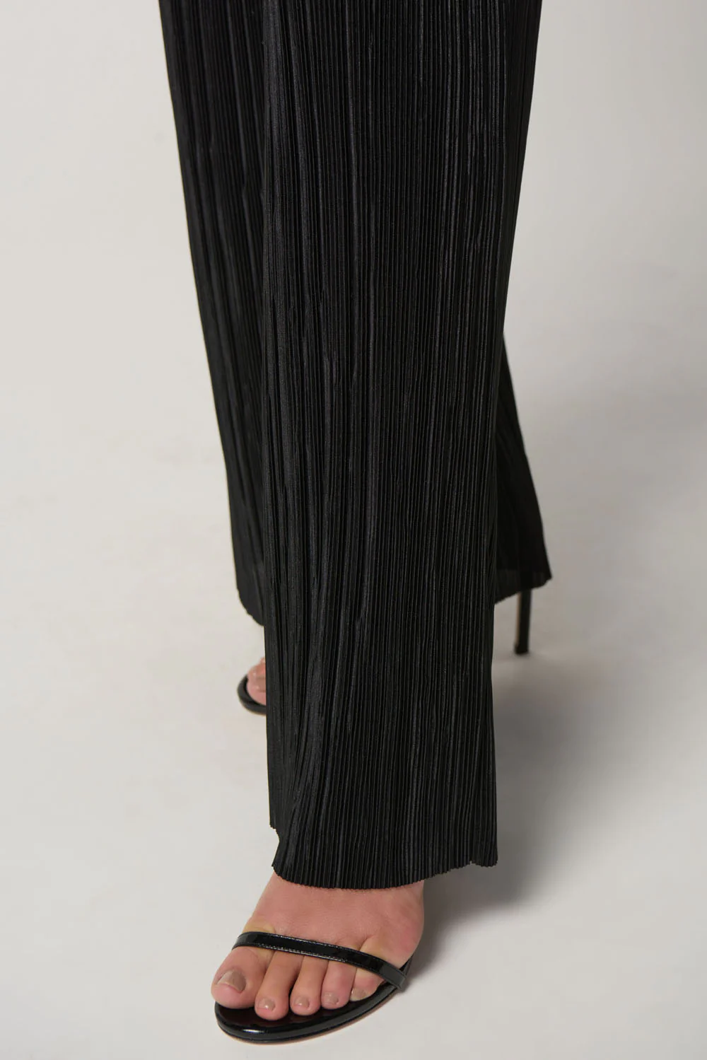 Joseph Ribkoff Black Wide-Leg Pants Style 233166 - Image 3