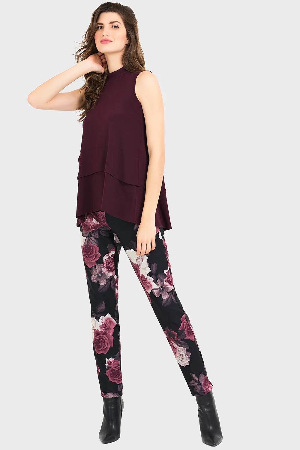 Joseph Ribkoff Blackberry Top Style 194102 - Image 3