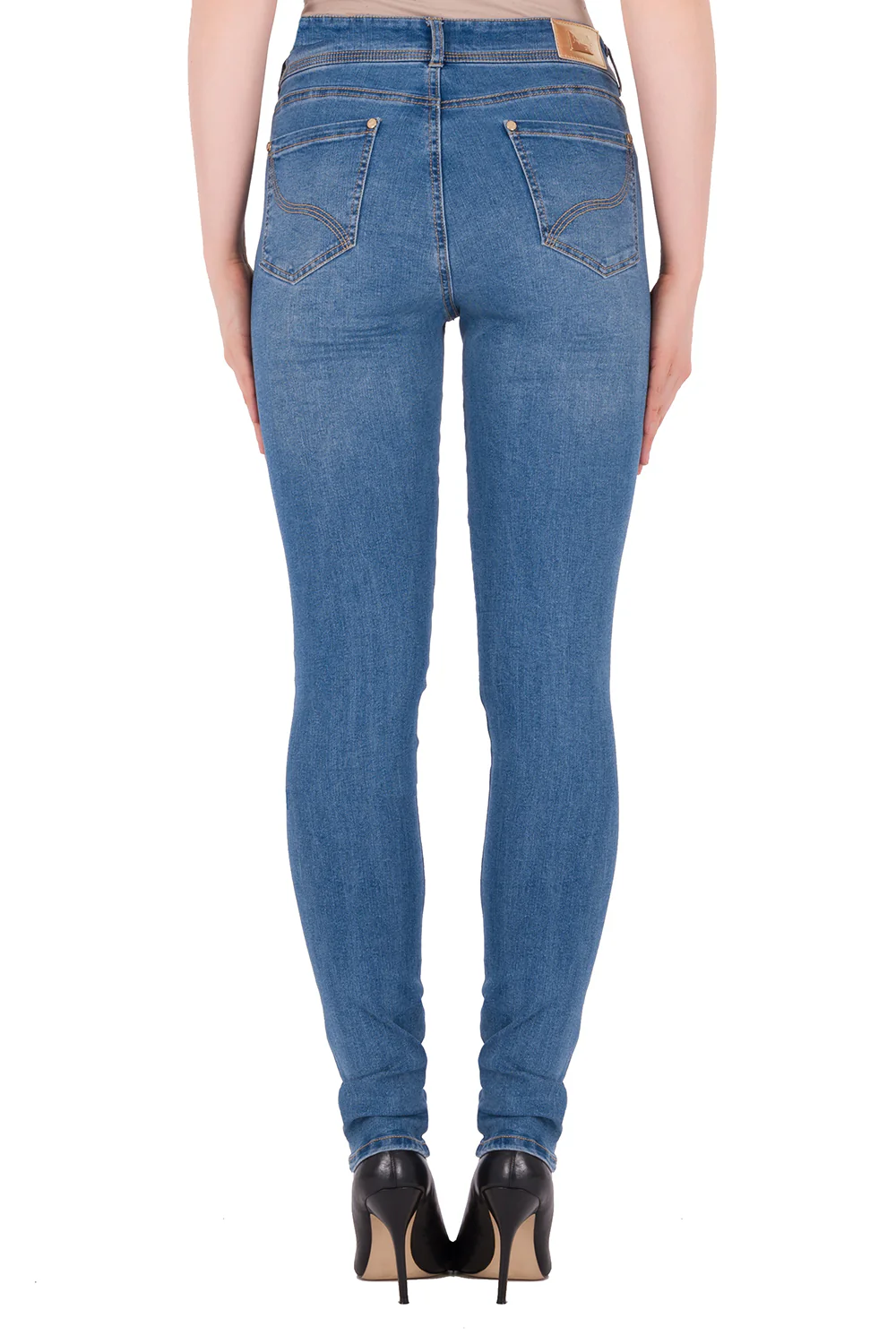 Joseph Ribkoff Blue Denim Jeans Style 191996 - Image 3