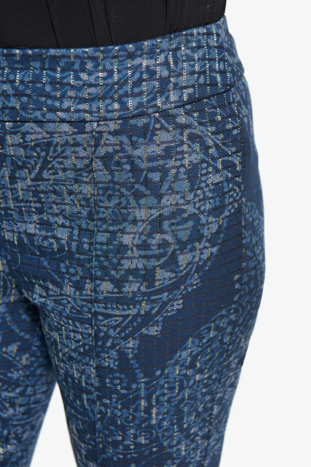 Joseph Ribkoff Blue/Multi Pants Style 214101 - Image 3