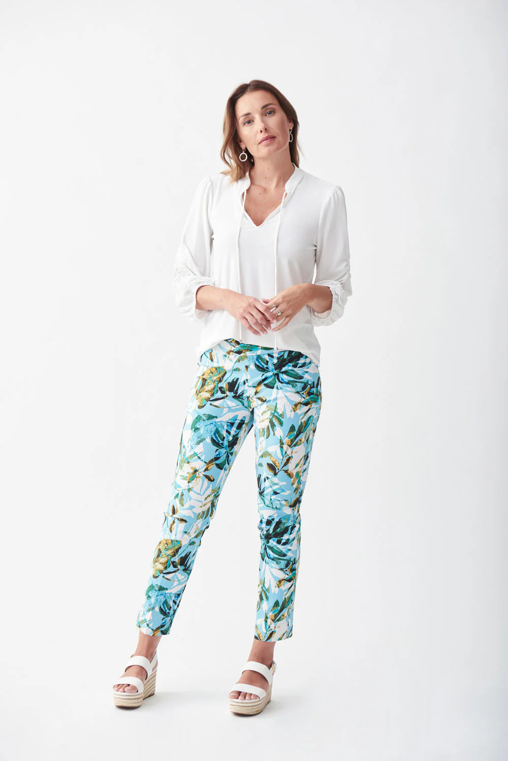 Joseph Ribkoff Blue/Multi Pants Style 221324