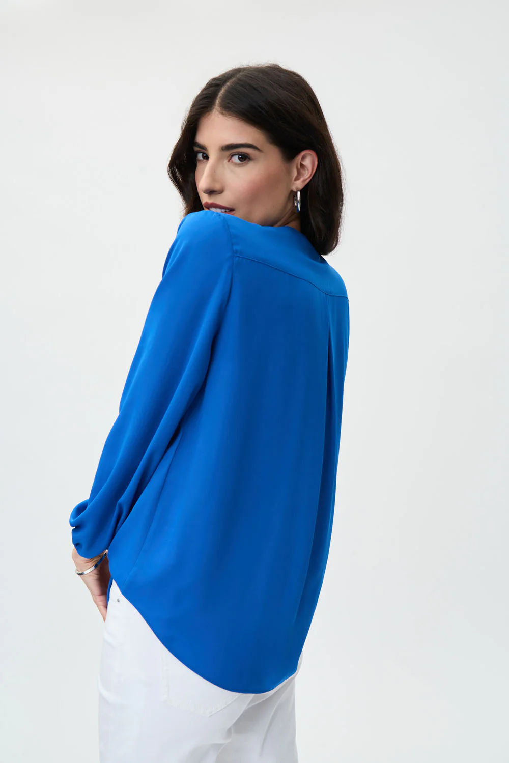 Joseph Ribkoff Blue Oasis Top Style 231144 - Image 3
