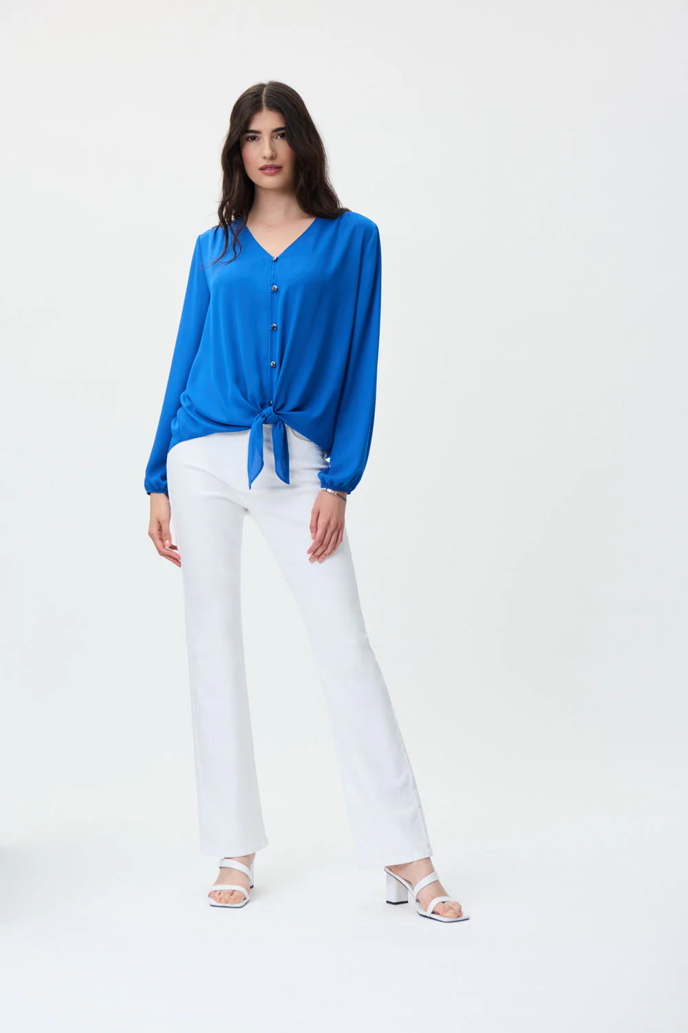 Joseph Ribkoff Blue Oasis Top Style 231144 - Image 5