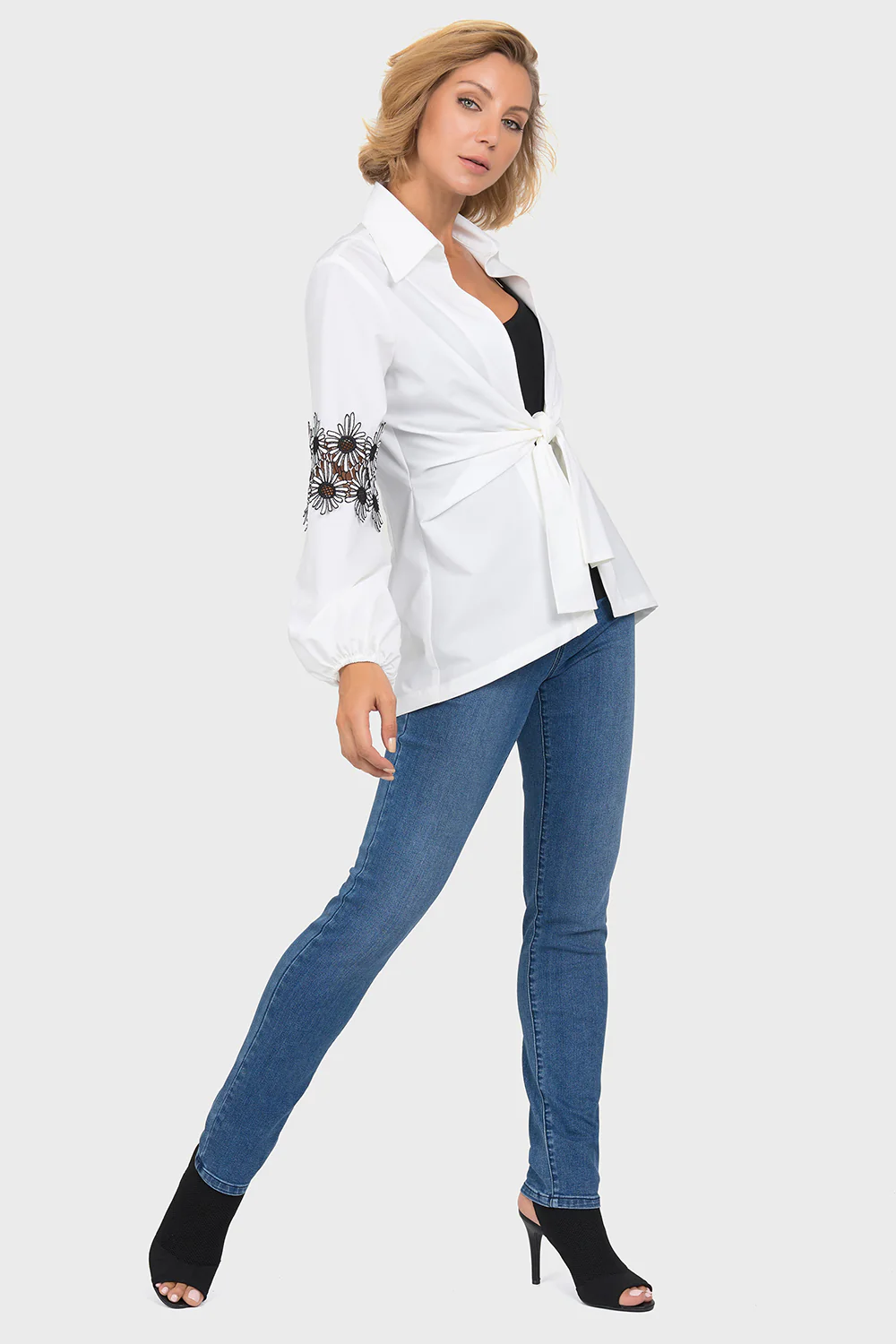Joseph Ribkoff Denim Blue Jeans Style 192987 - Image 2