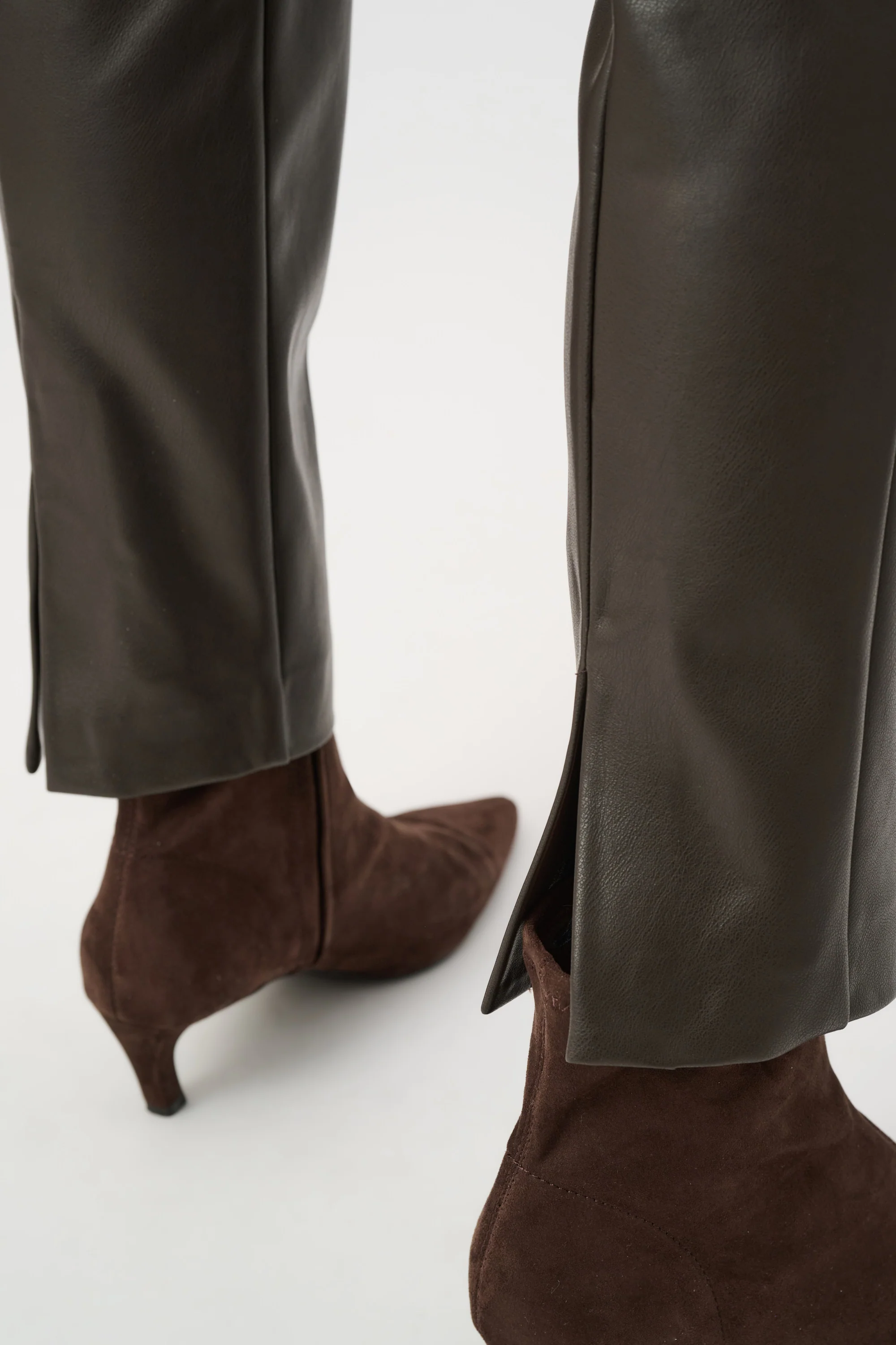 Joseph Ribkoff Bonded Leatherette Straight Pull-On Pants Style 263232 - Image 4