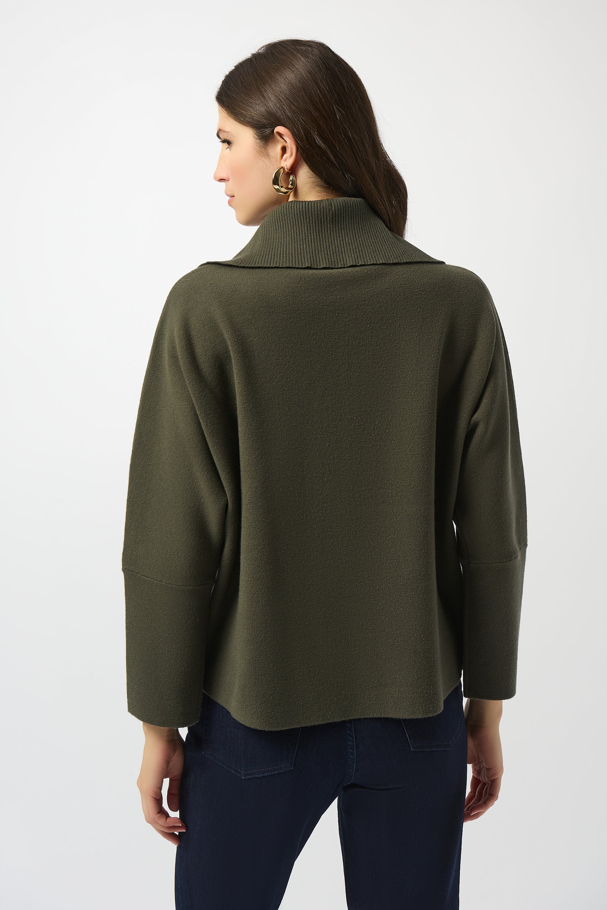 Joseph Ribkoff Boxy Pullover With Zipped Collar Style 253963 - Image 15