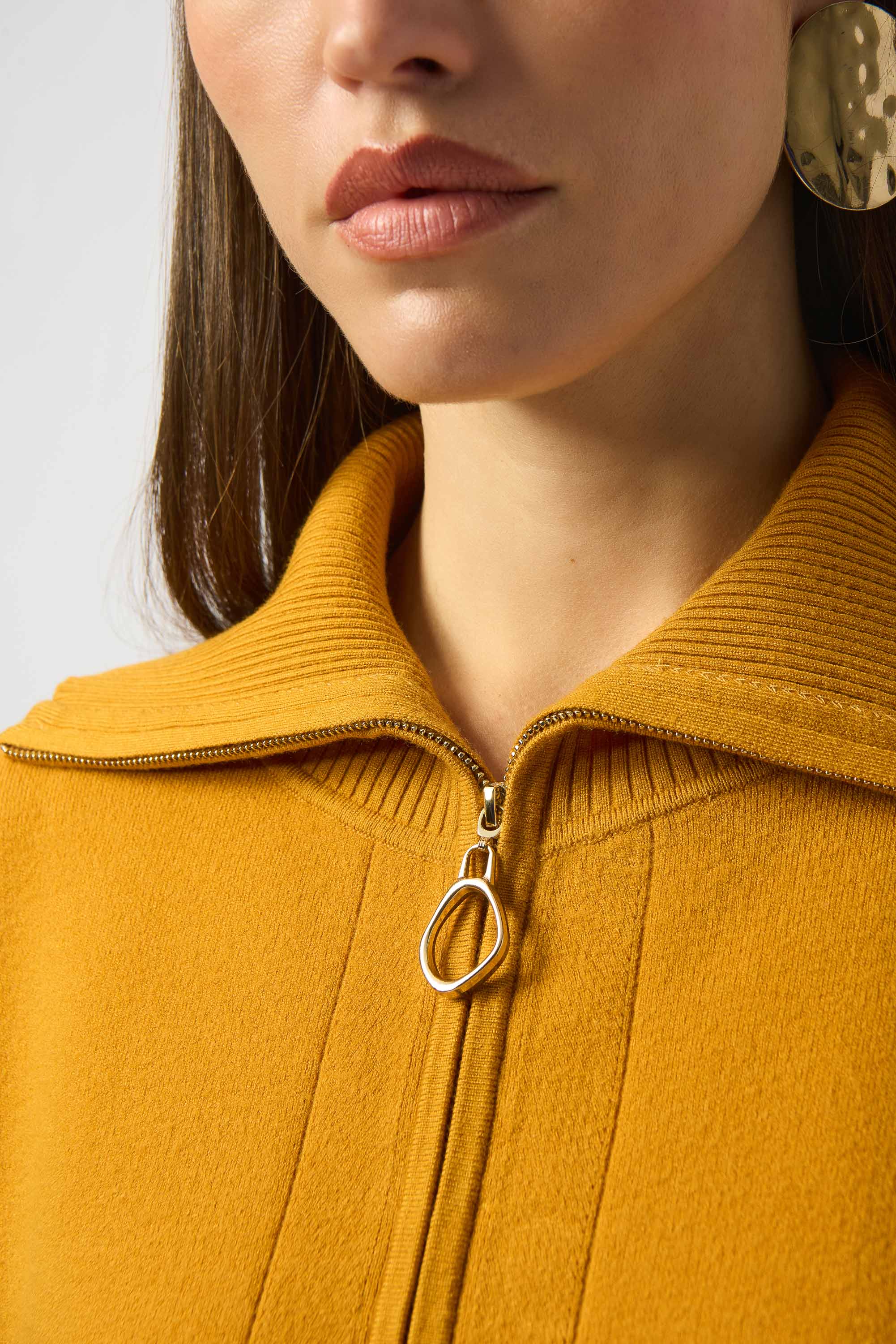 Joseph Ribkoff Boxy Pullover With Zipped Collar Style 253963 - Image 6