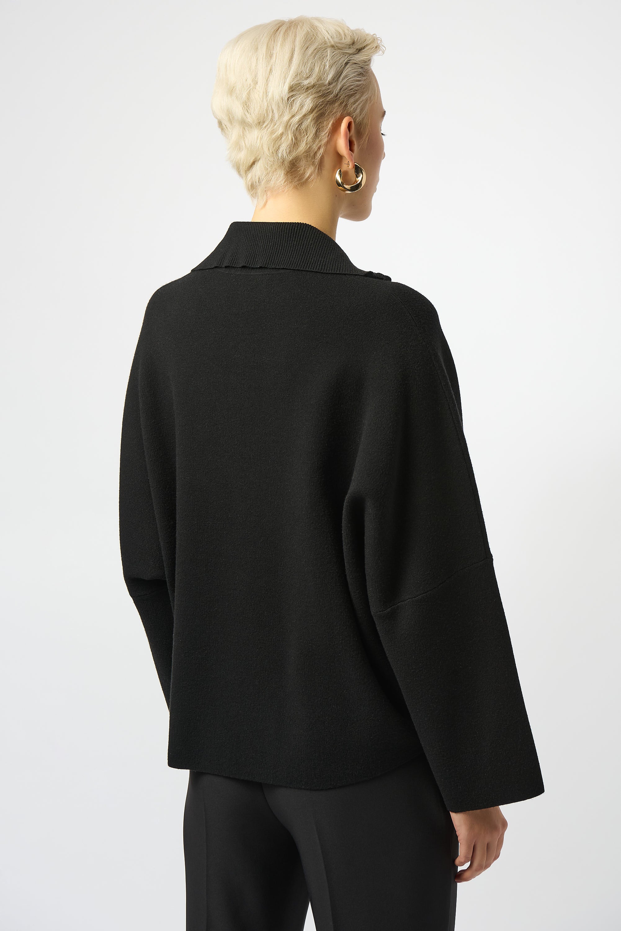 Joseph Ribkoff Boxy Pullover With Zipped Collar Style 253963 - Image 8