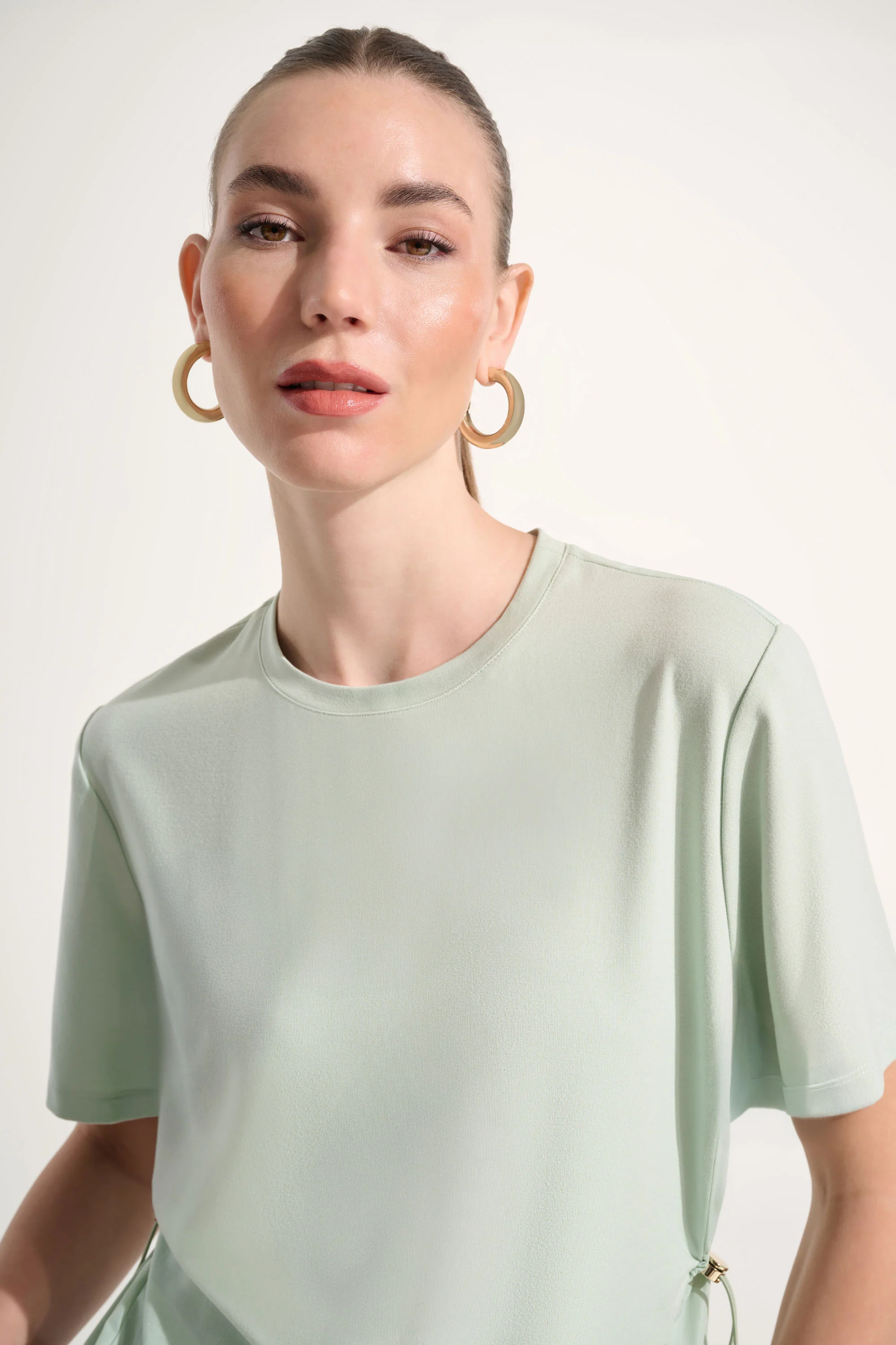 Joseph Ribkoff Boxy Top With Adjustable Sides Style 262616 - Image 4