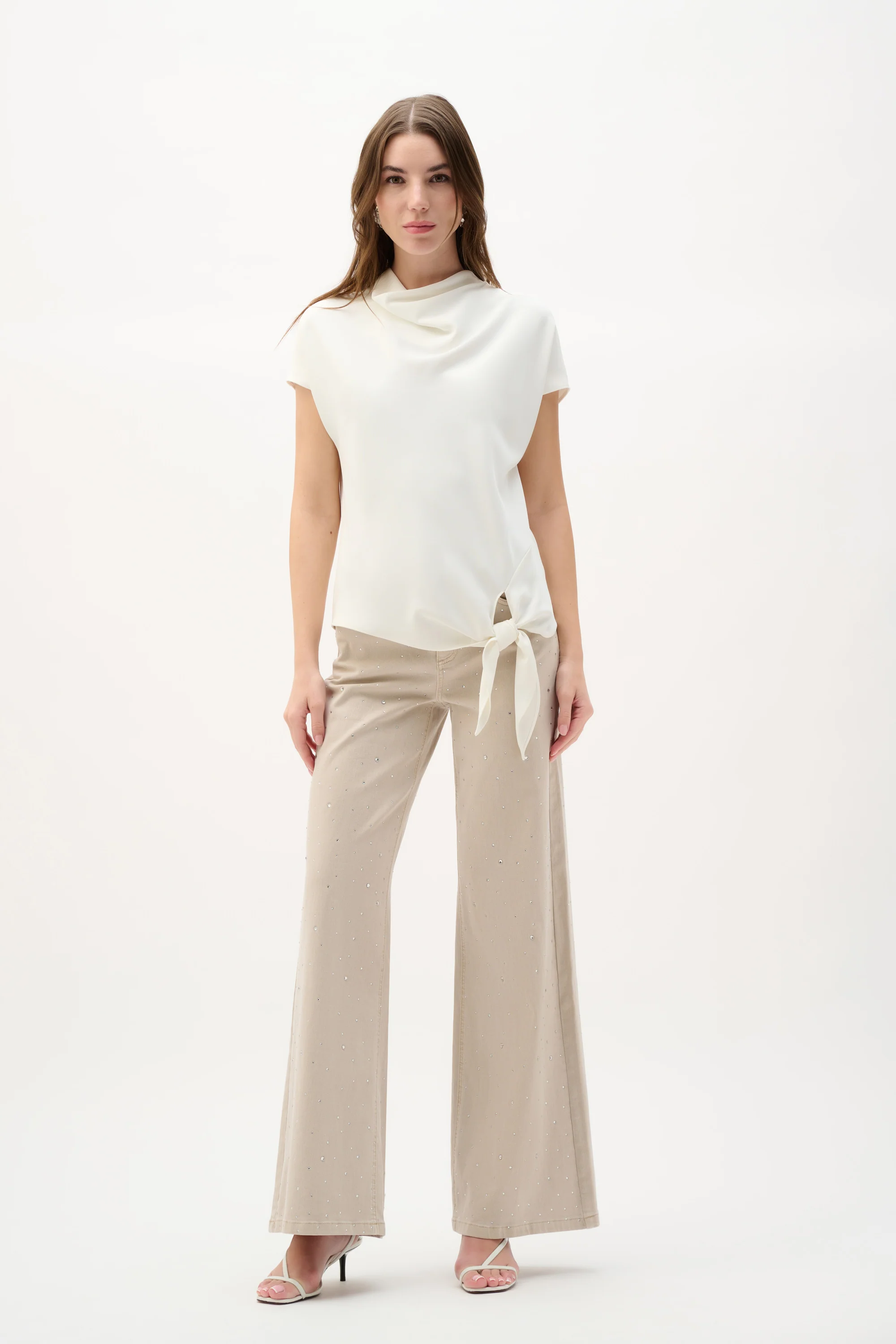 Joseph Ribkoff Boxy Top With Cowl Neck Style 262025 - Image 2