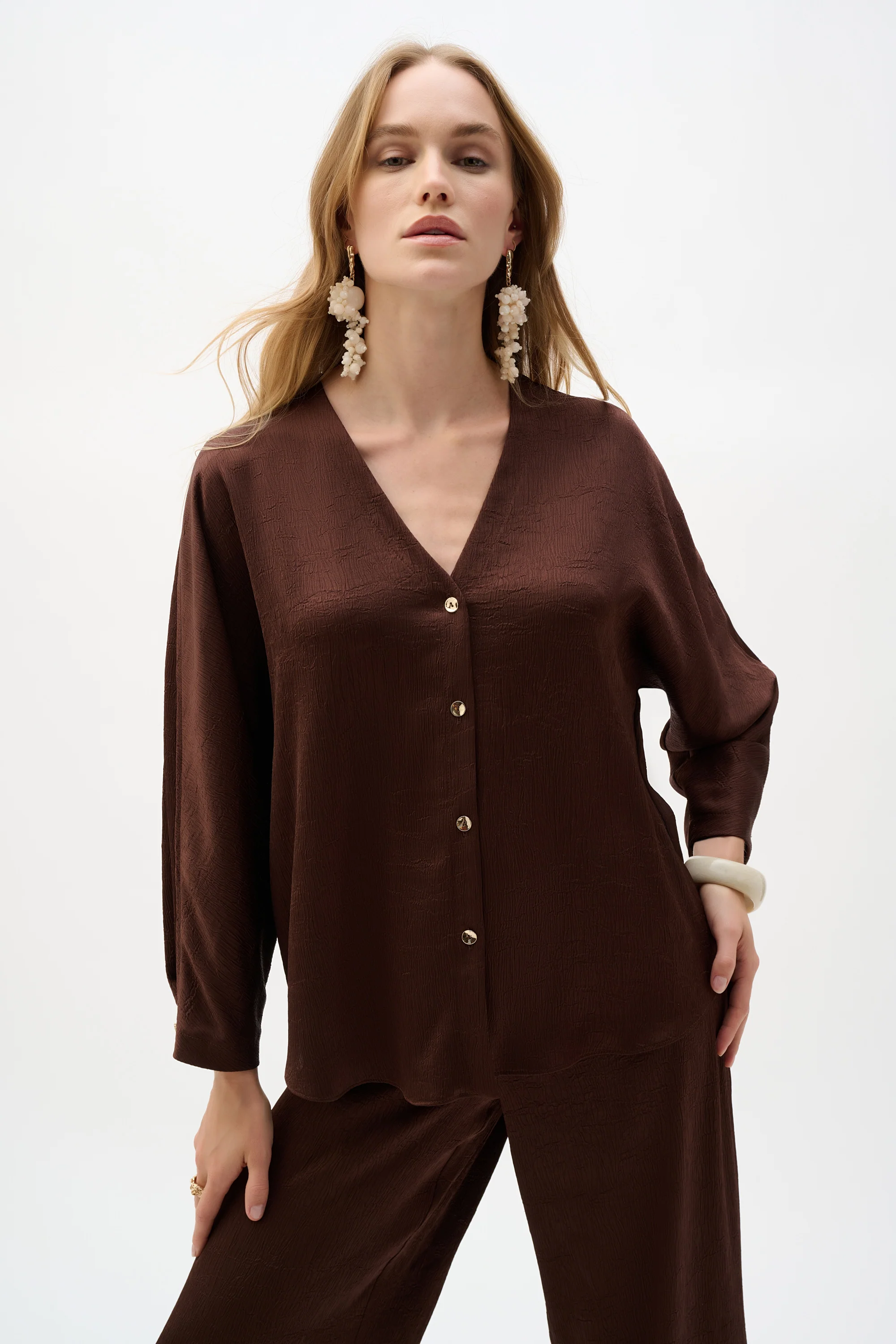 Joseph Ribkoff Boxy Top With Dolman Sleeves Style 262153 - Image 4