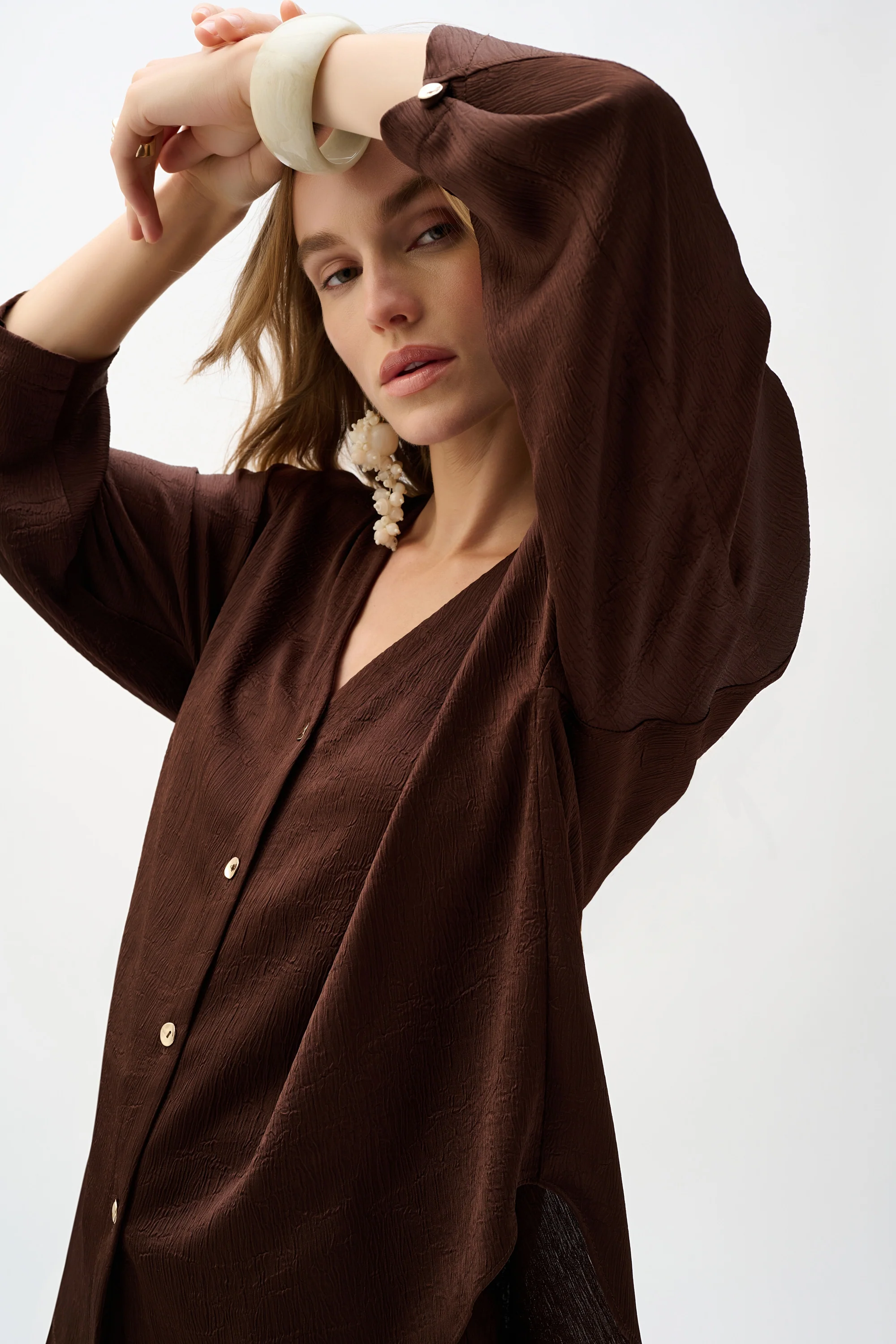 Joseph Ribkoff Boxy Top With Dolman Sleeves Style 262153 - Image 7