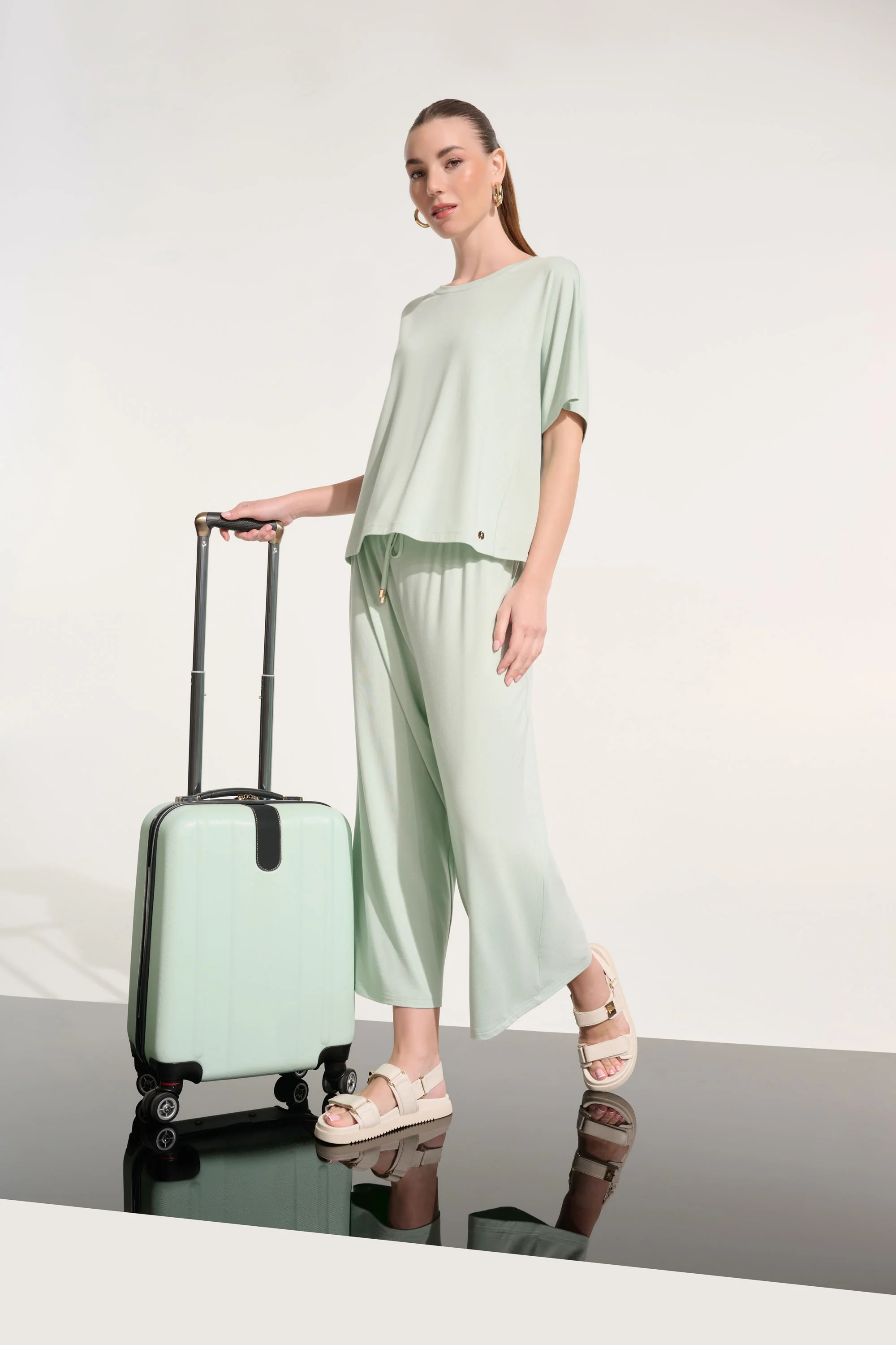Joseph Ribkoff Boxy Top With Dolman Sleeves Style 262629 - Image 4
