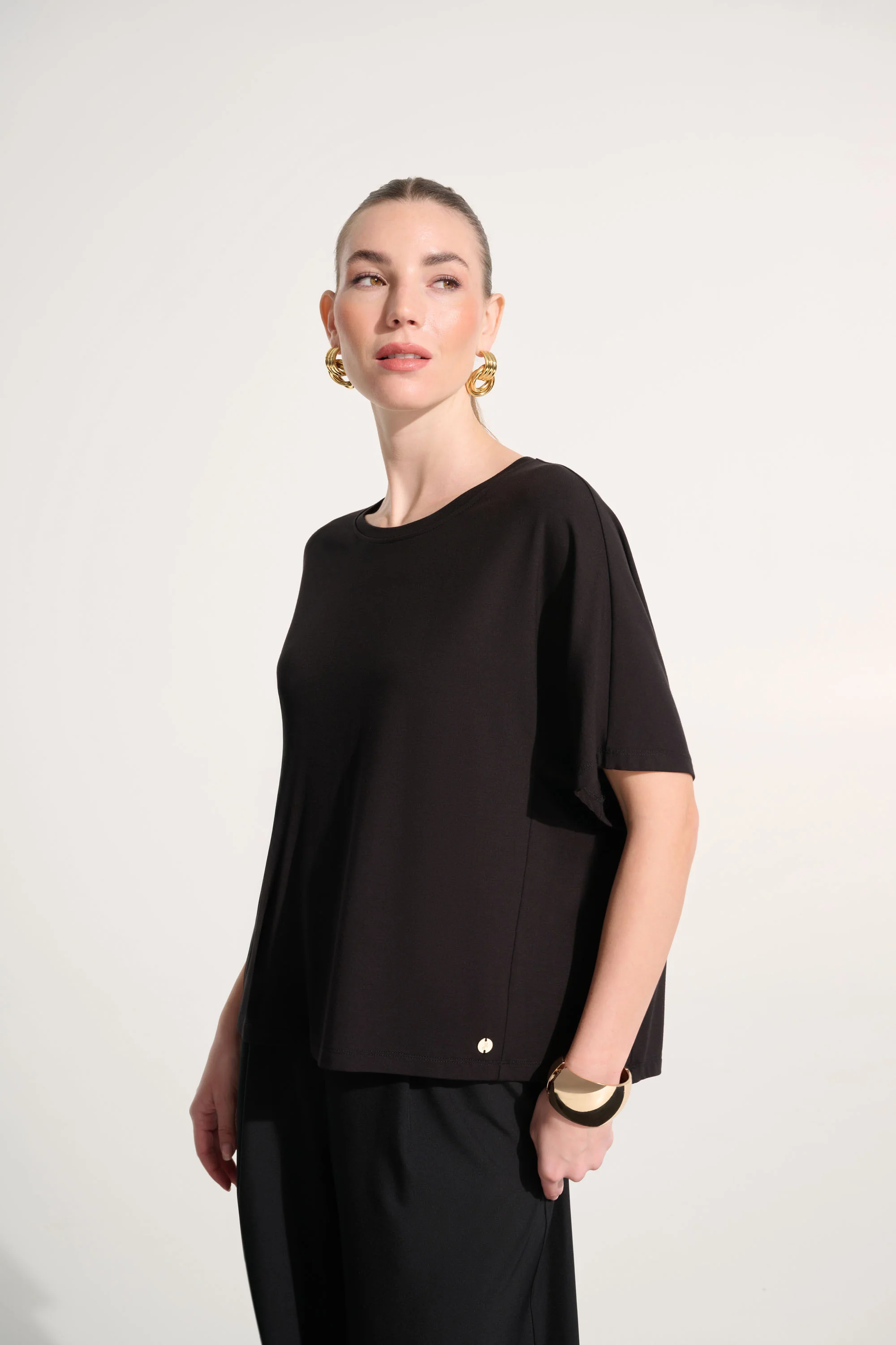 Joseph Ribkoff Boxy Top With Dolman Sleeves Style 262629 - Image 7